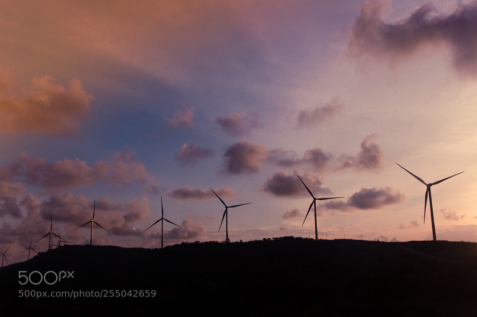 Nikon D90 sample photo. Wind farm photography