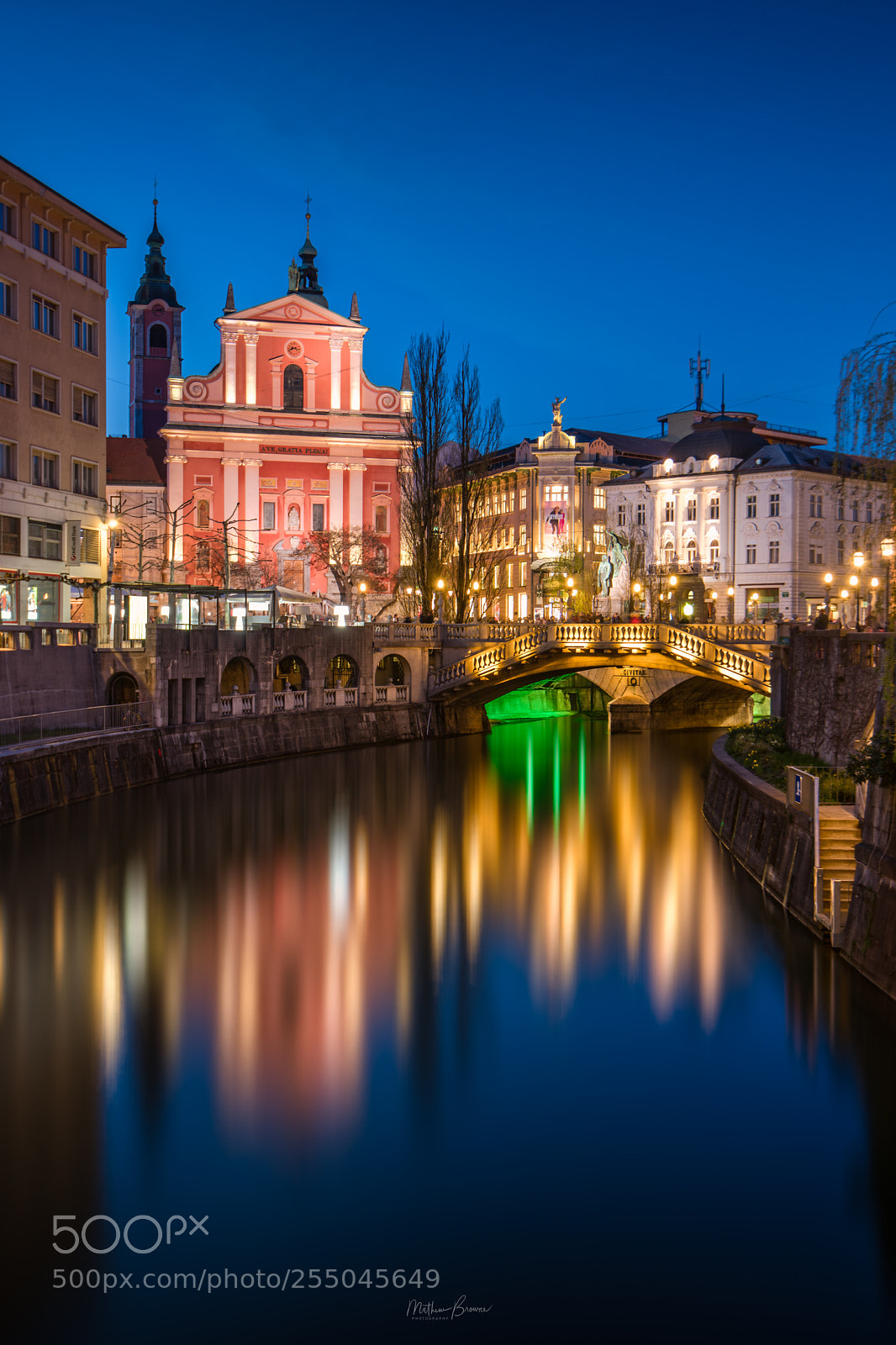Nikon D850 sample photo. Twilight in ljubljana photography