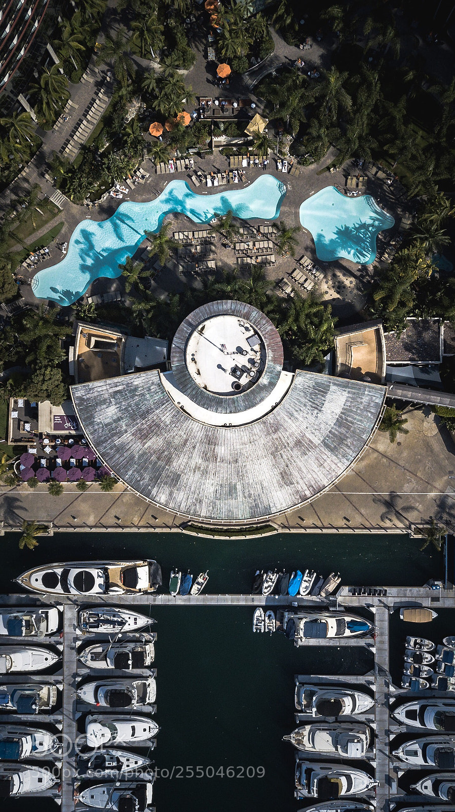 DJI FC220 sample photo. Ufo building photography
