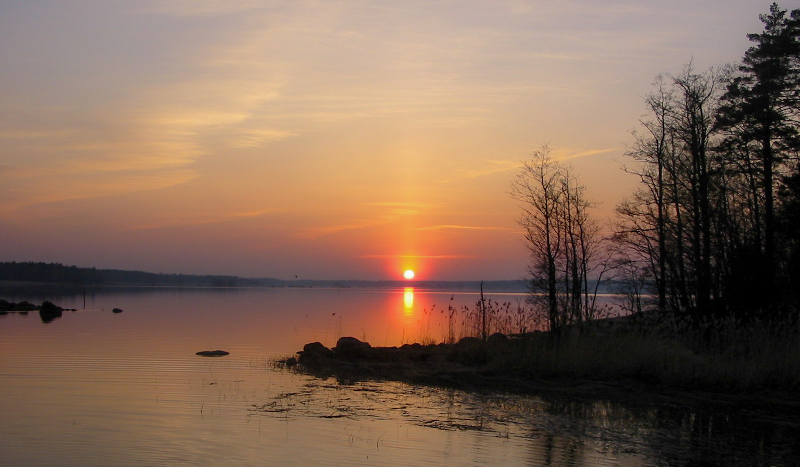 Canon POWERSHOT A40 sample photo. Sunset nearby kotka photography