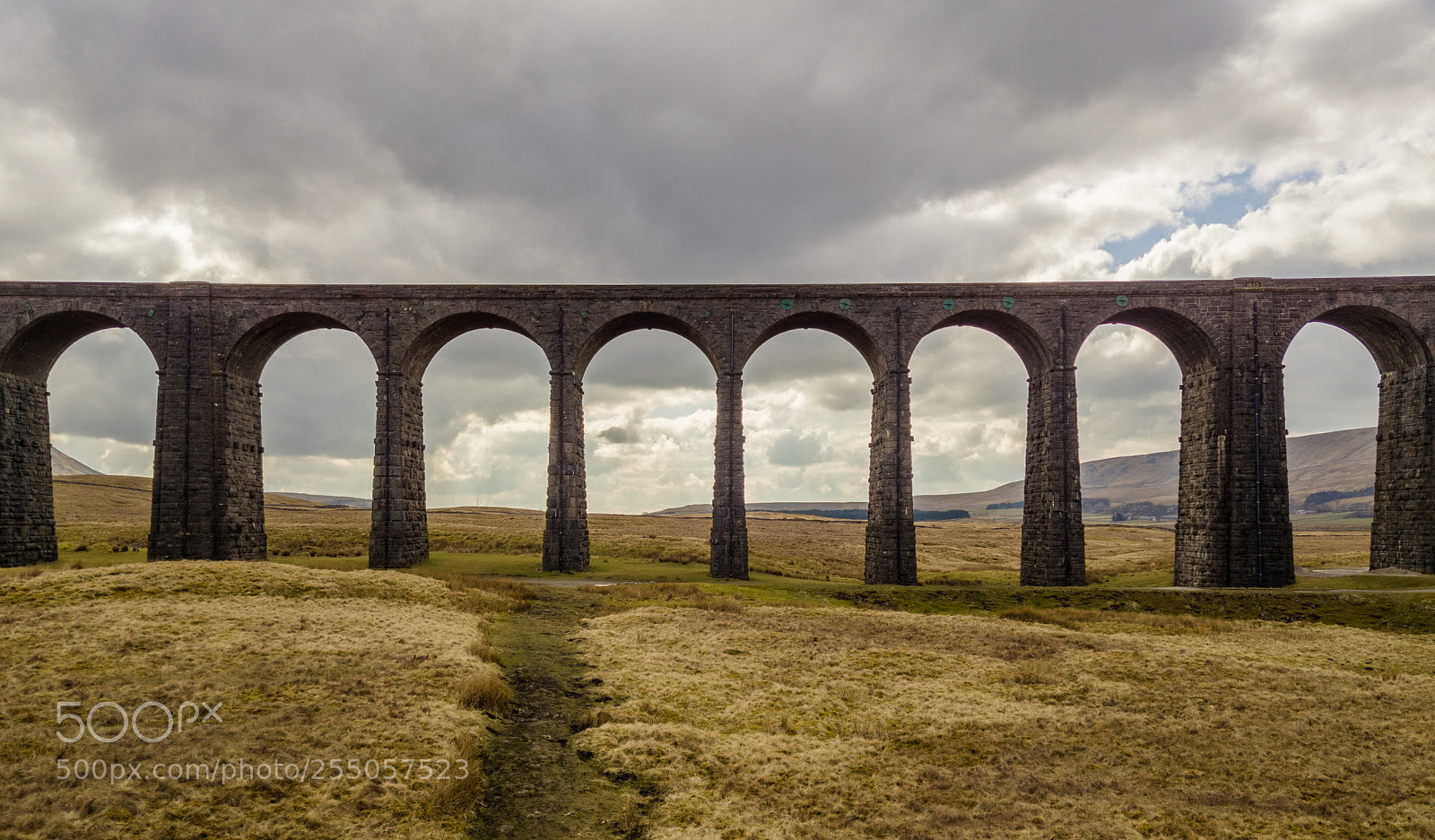 DJI FC220 sample photo. Ribblehead viaduct photography