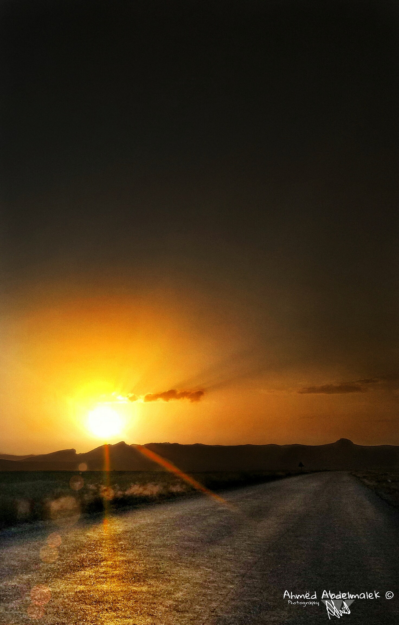 OPPO A1601 sample photo. Sunset photography