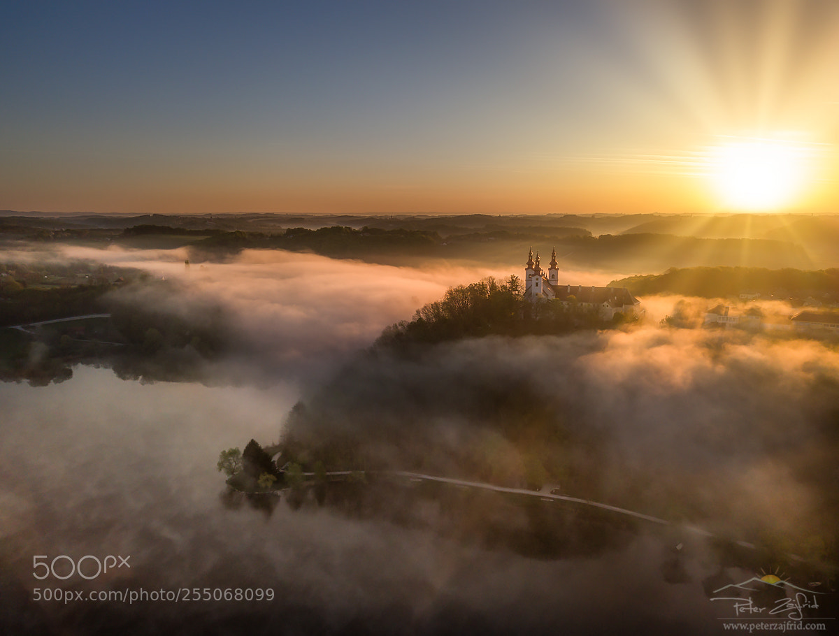 DJI FC220 sample photo. Spring sunrise photography