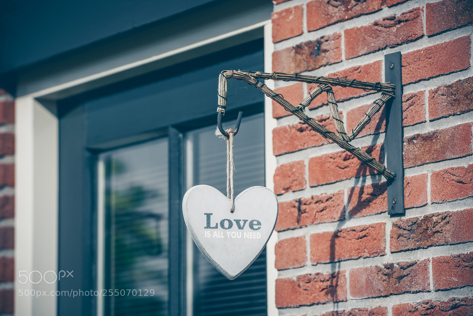 Nikon D810 sample photo. Decorative heart hanging on photography