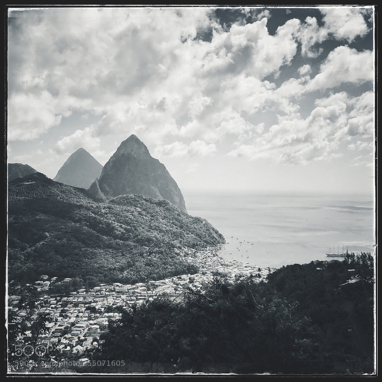 Apple iPhone 7 sample photo. The view over soufriere photography