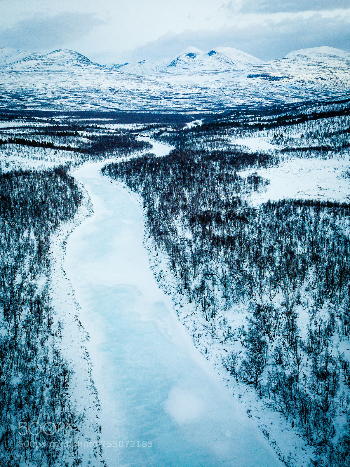 DJI FC220 sample photo. Winter wilderness photography