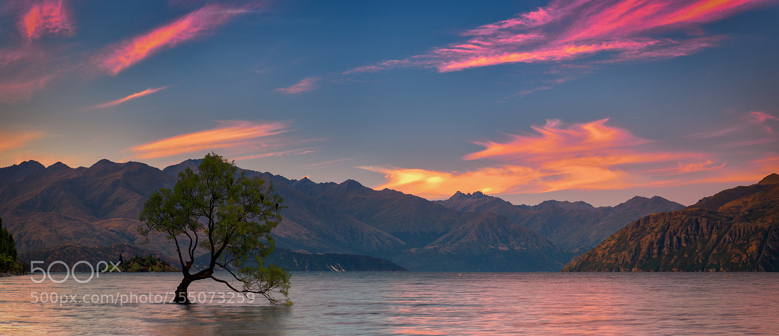 Fujifilm X-T2 sample photo. That wanaka sunset photography