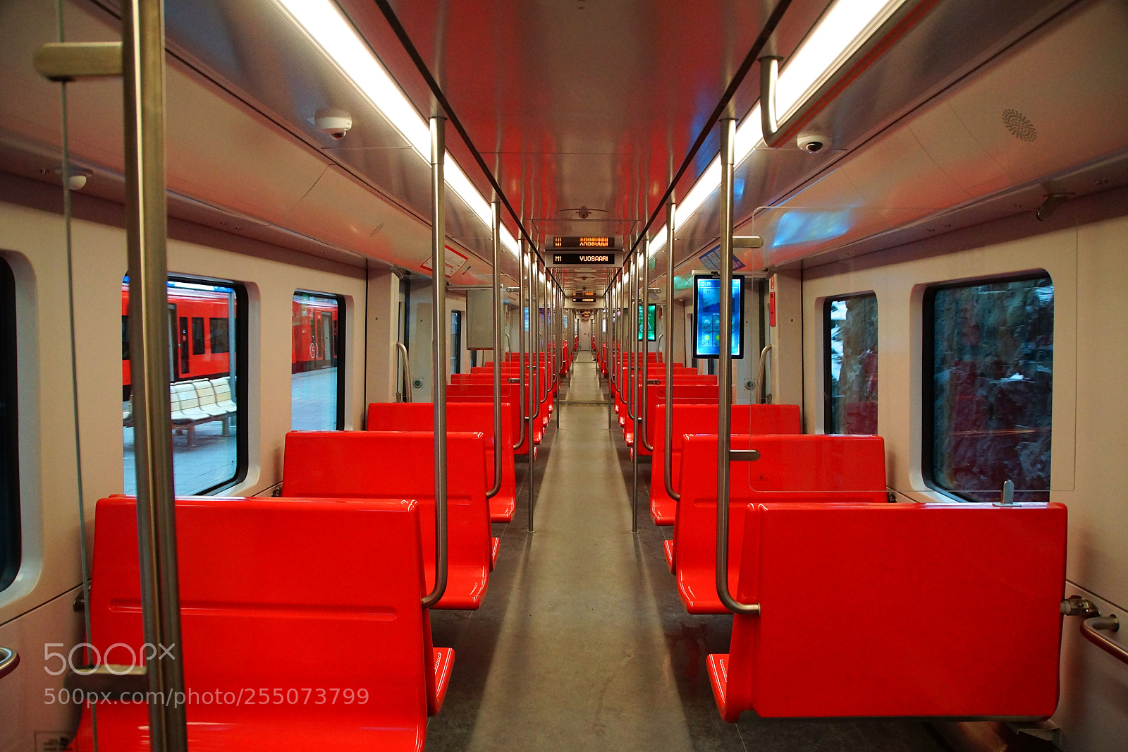 Sony SLT-A77 sample photo. Interior of the subway photography