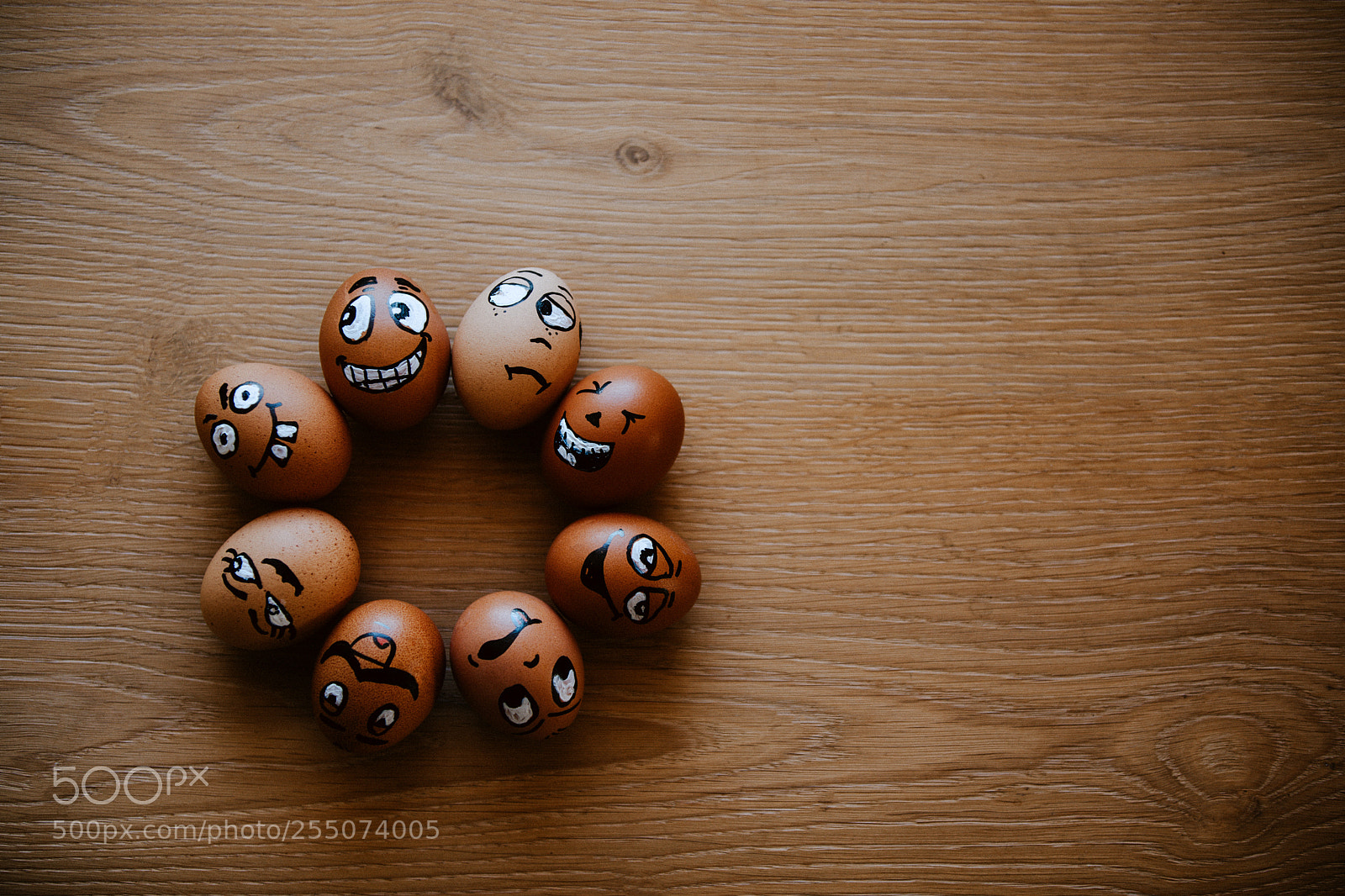 Canon EOS 5D Mark IV sample photo. Brown eggs with different photography