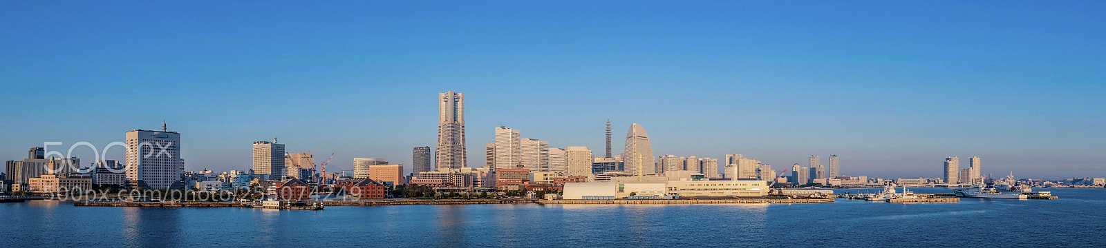 Fujifilm X100F sample photo. Yokohama panorama photography