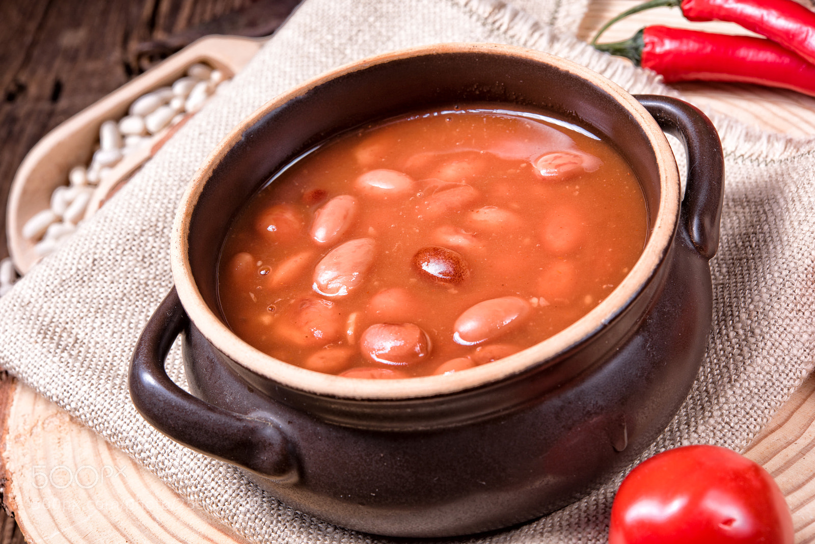 Nikon D810 sample photo. Baked beans in tomato photography