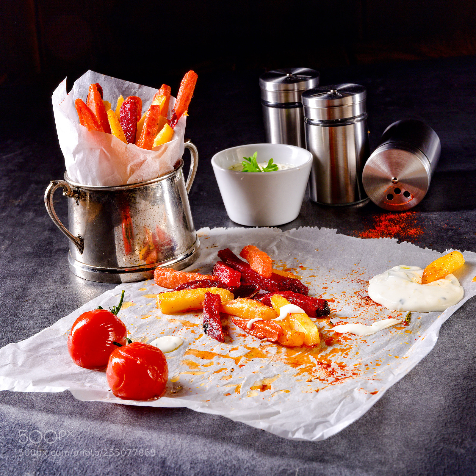 Nikon D810 sample photo. Vegetable french fries with photography