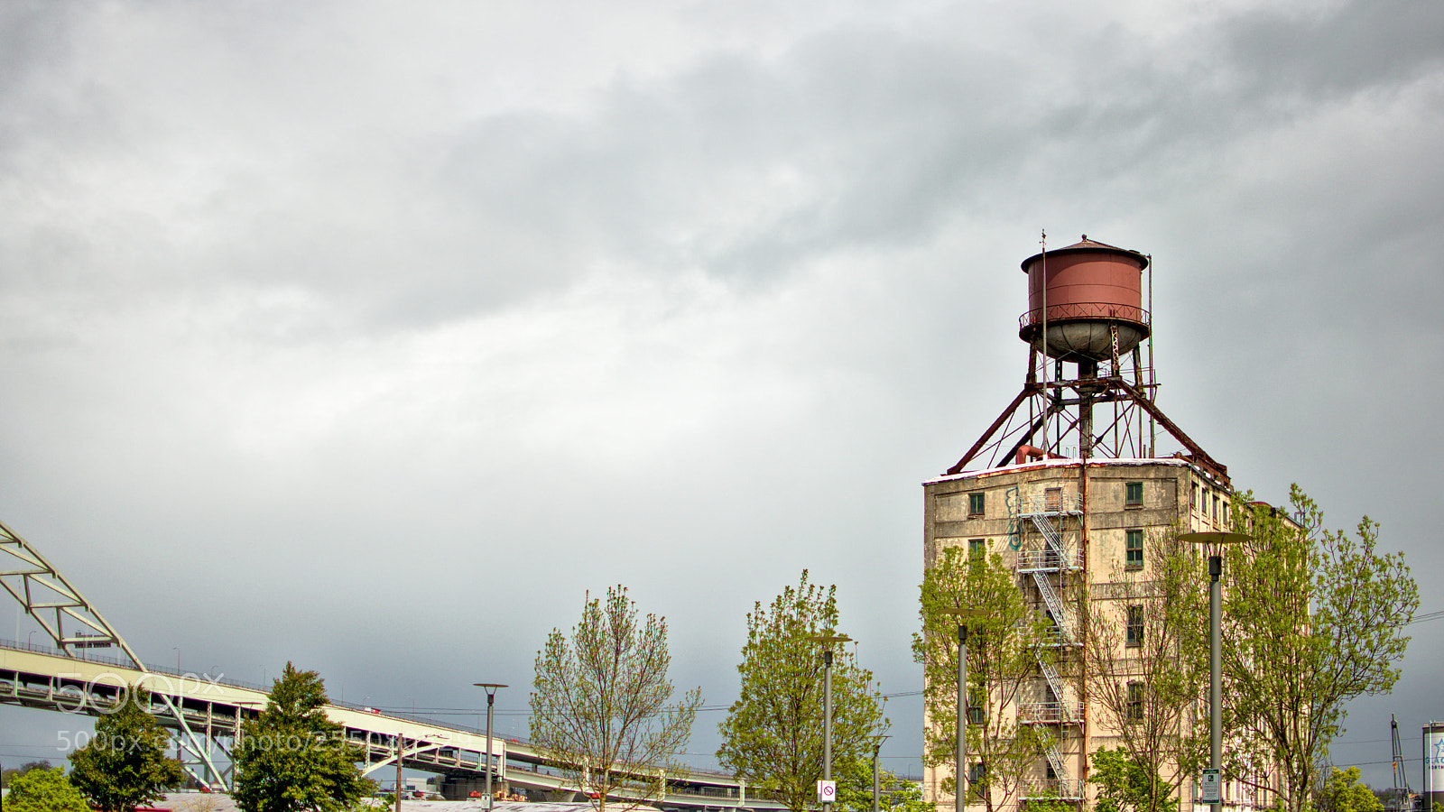 Nikon D3400 sample photo. Water tower photography
