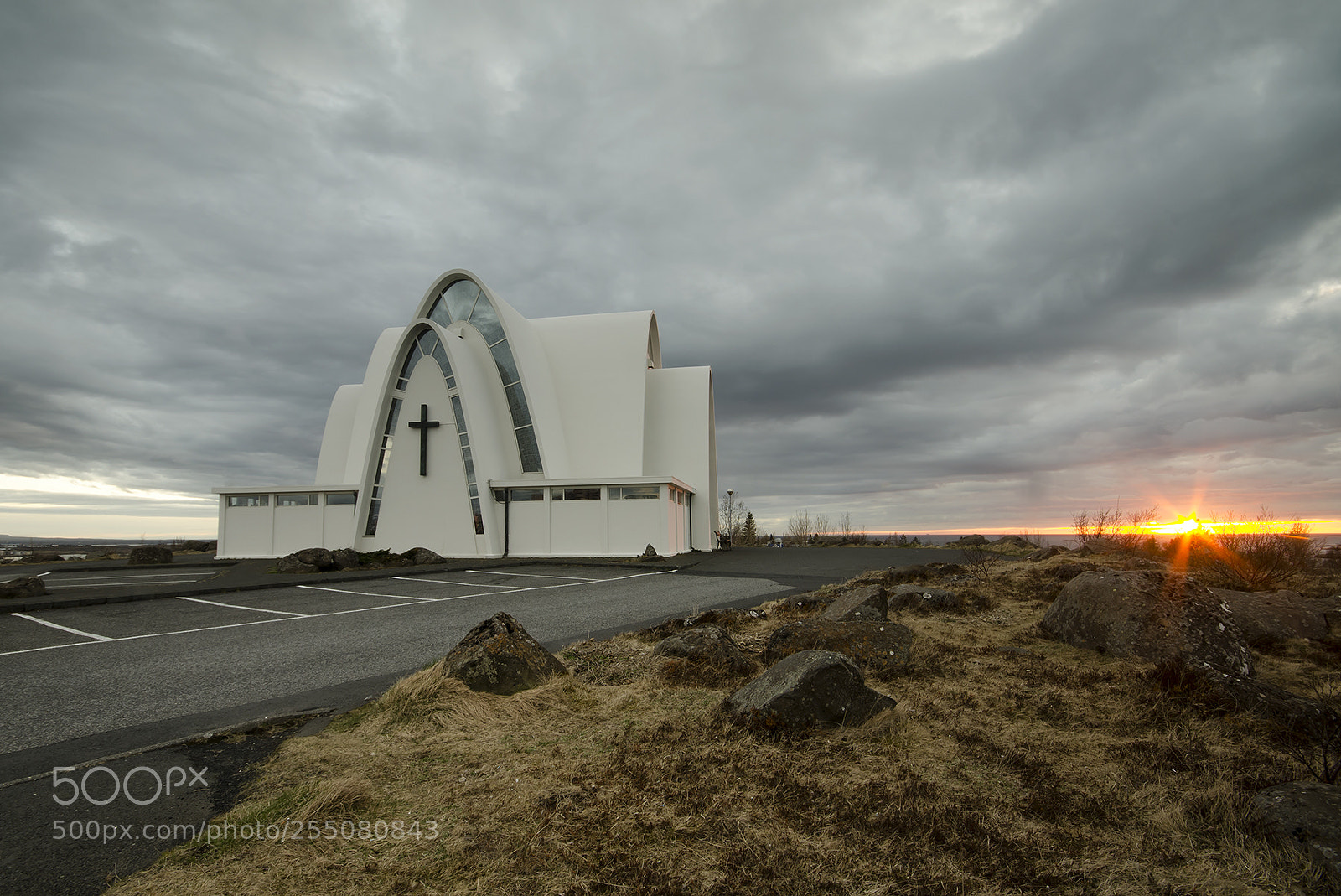 Nikon D7000 sample photo. Kopavogskirkja, iceland photography