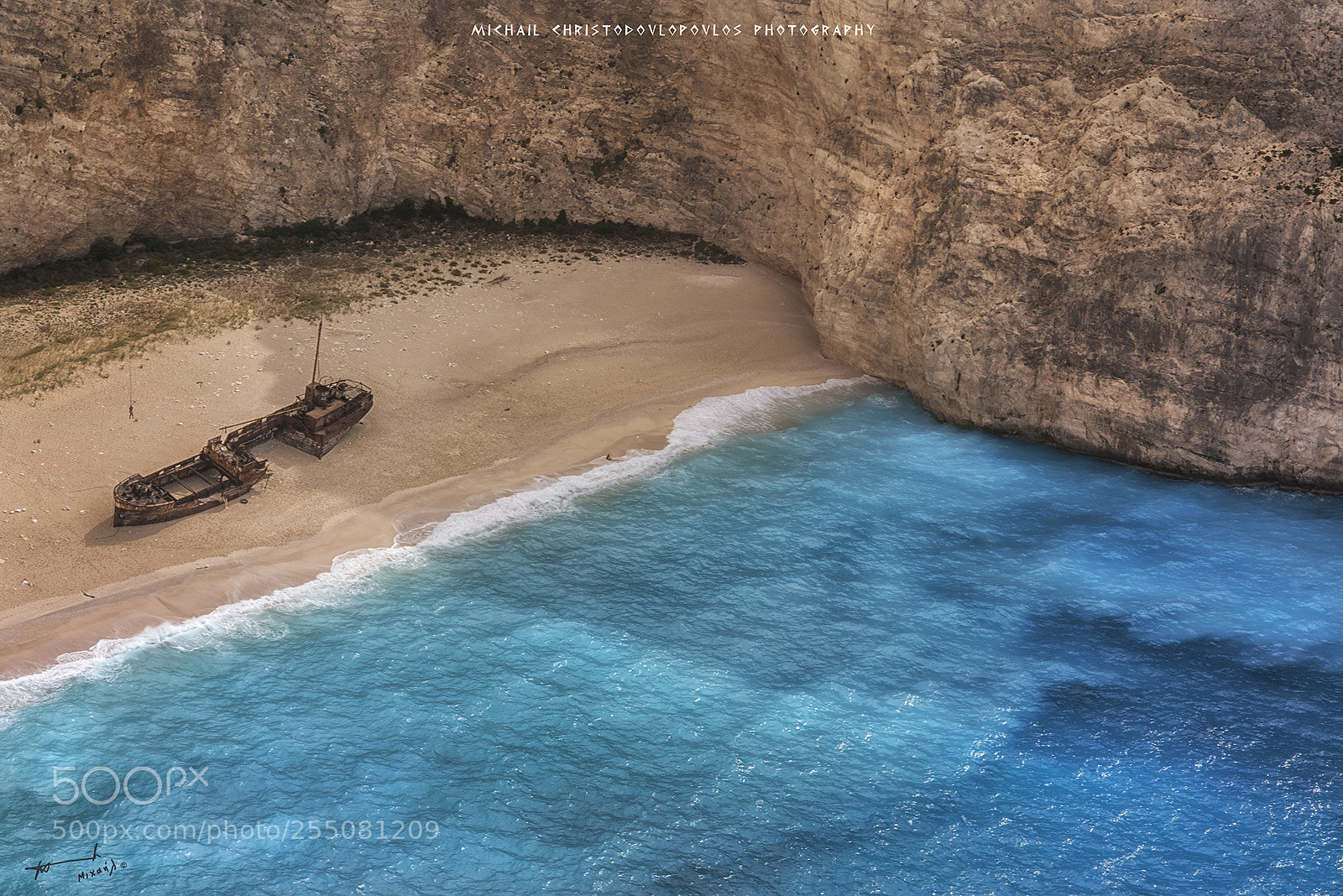 Nikon D810 sample photo. Navagio beach photography