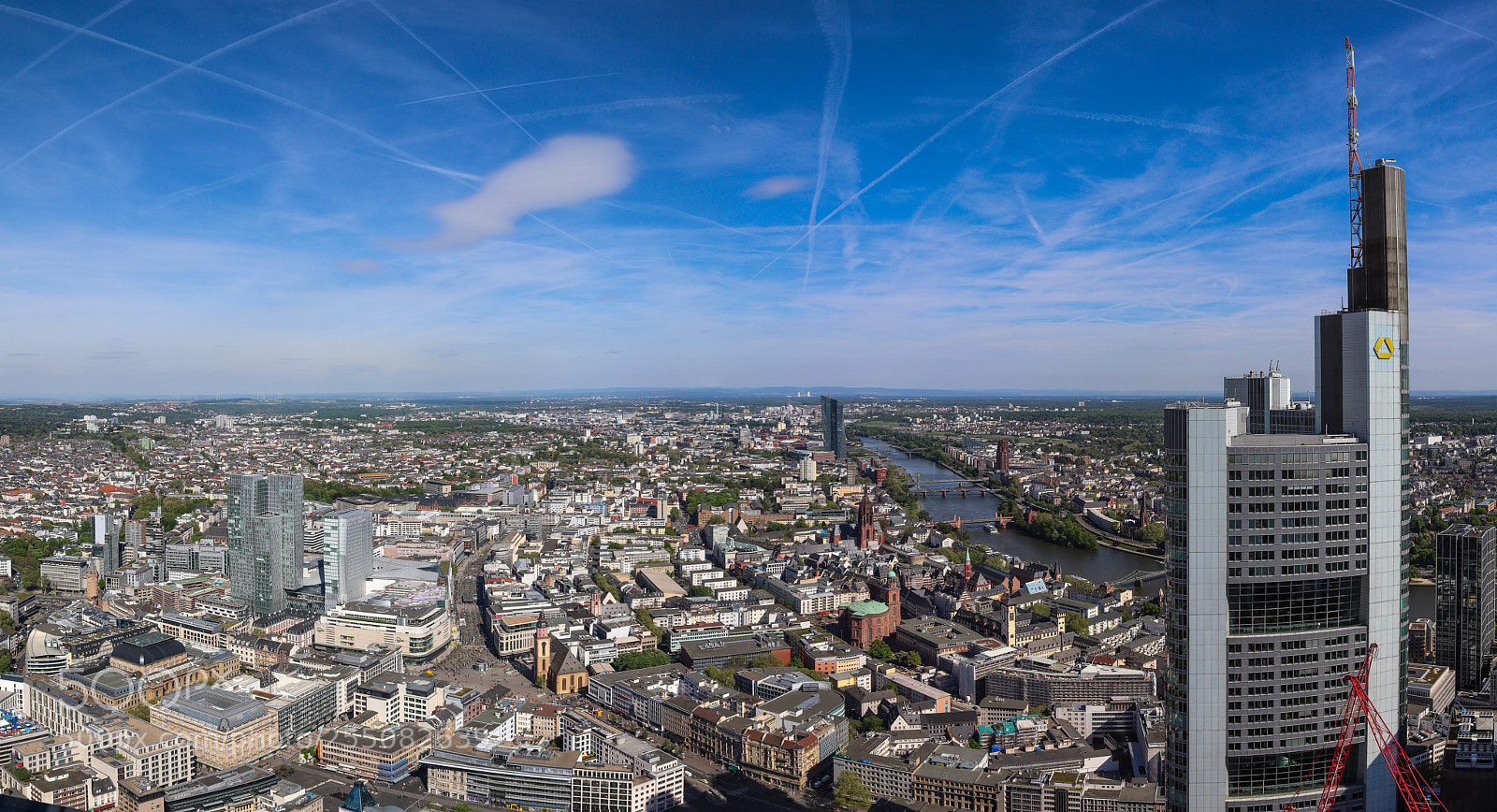 Canon EOS M50 (EOS Kiss M) sample photo. Frankfurt panorama view from photography