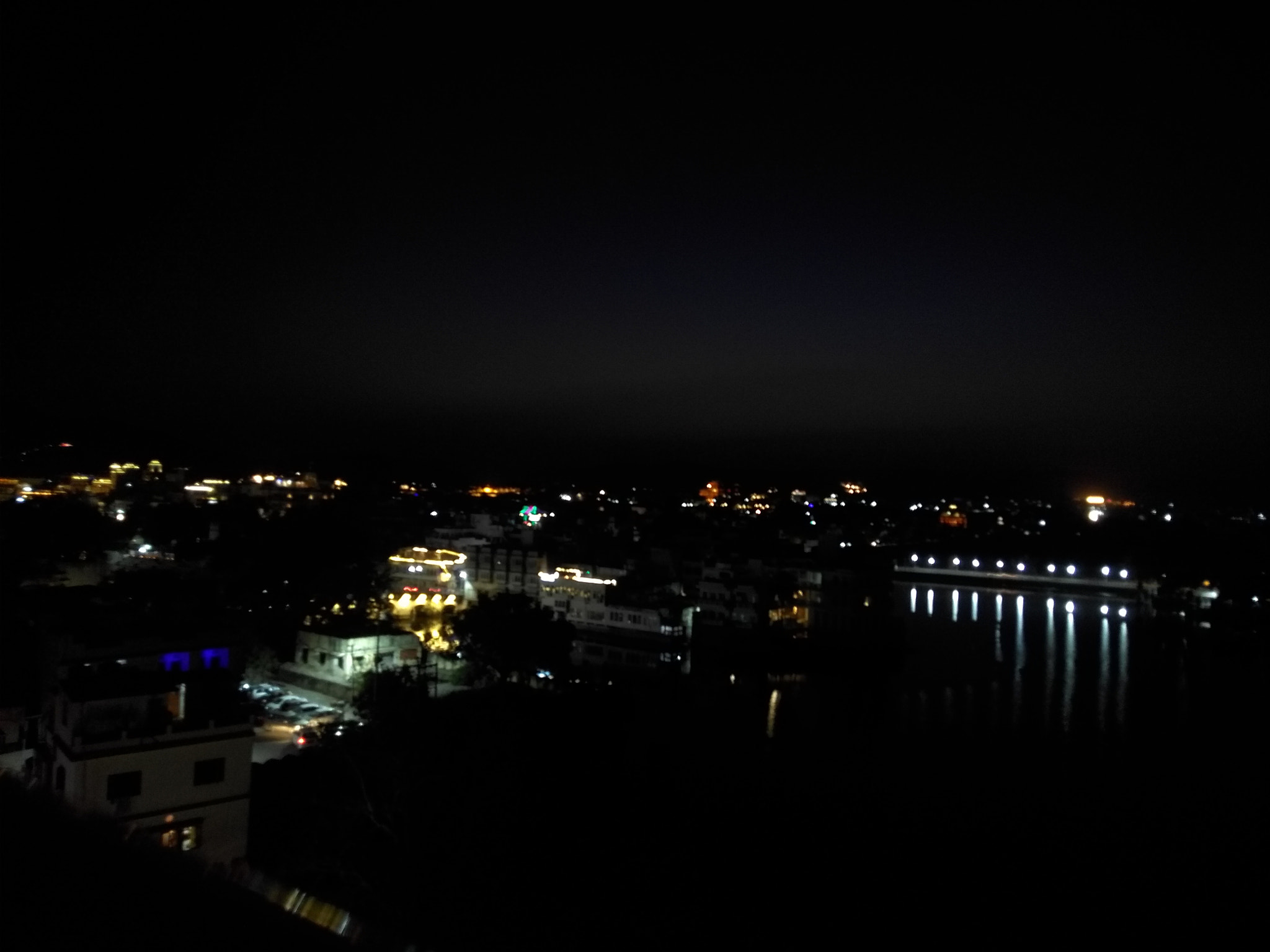 Motorola Moto G (5th Gen) sample photo. The lake at night photography