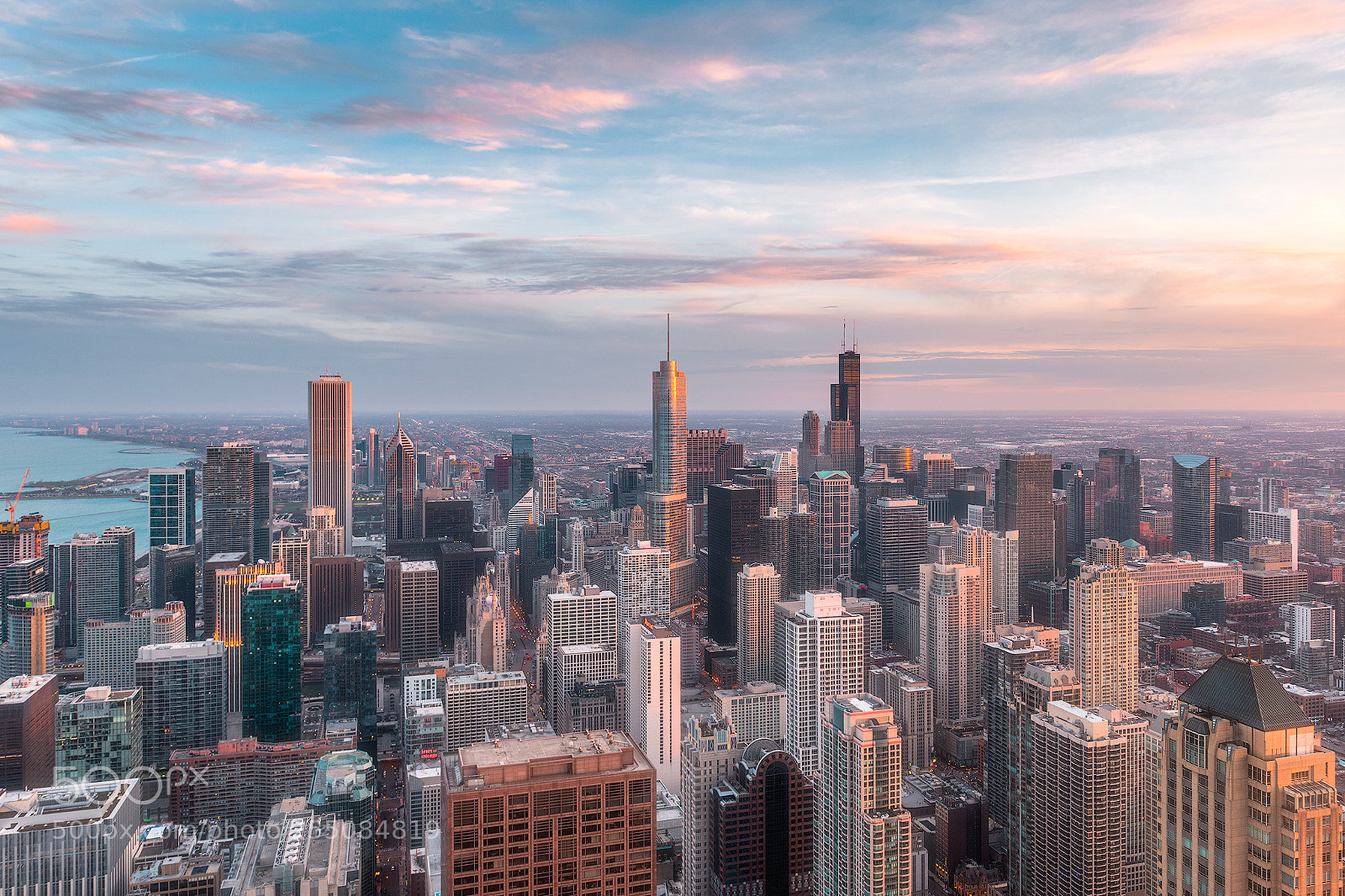 Nikon D850 sample photo. Chicago from above photography