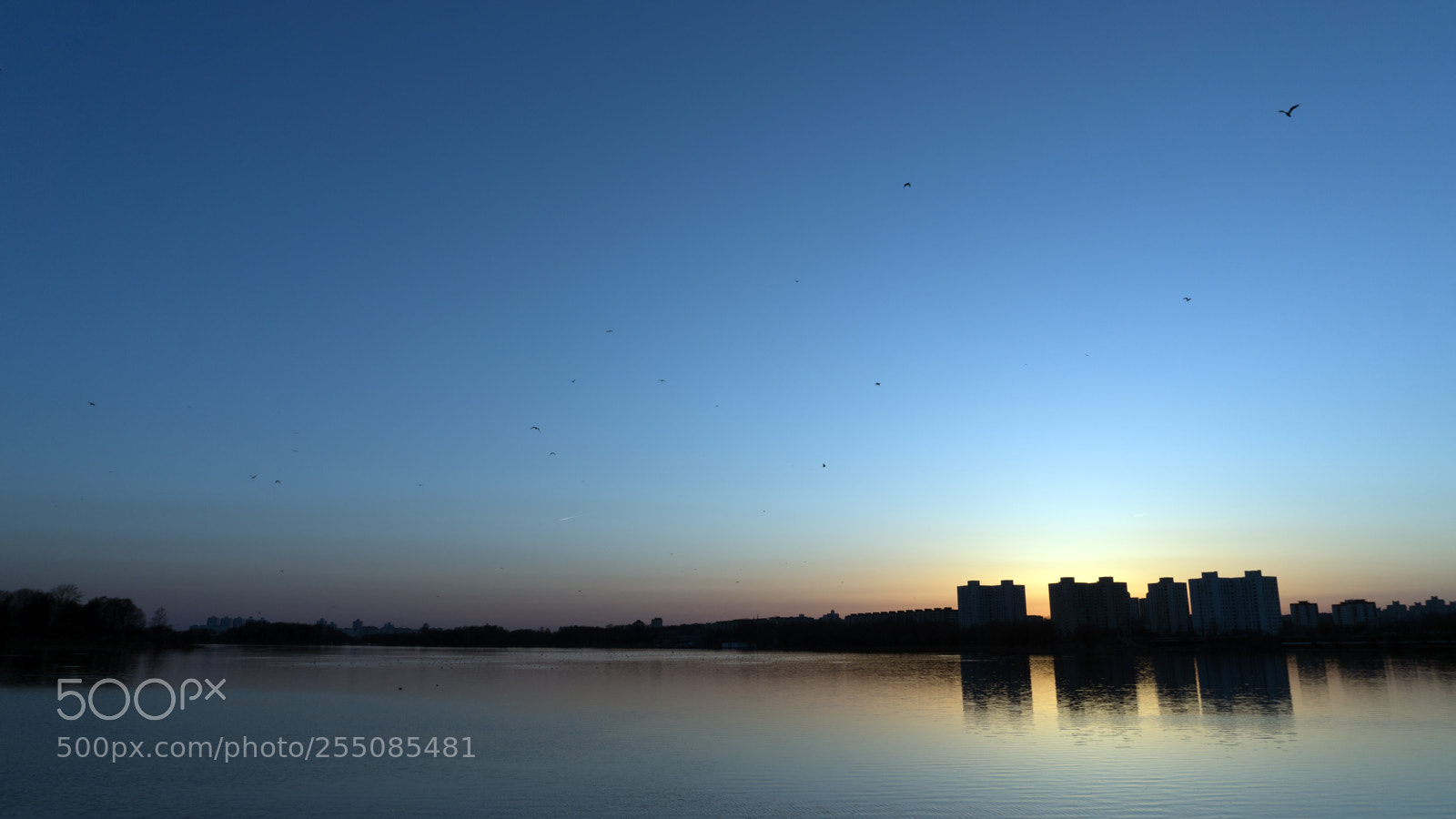 Sony a6300 sample photo. Sunset over lake in photography