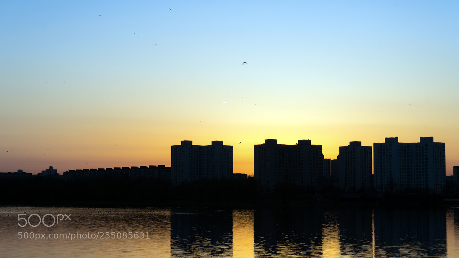 Sony a6300 sample photo. Sunset over lake in photography