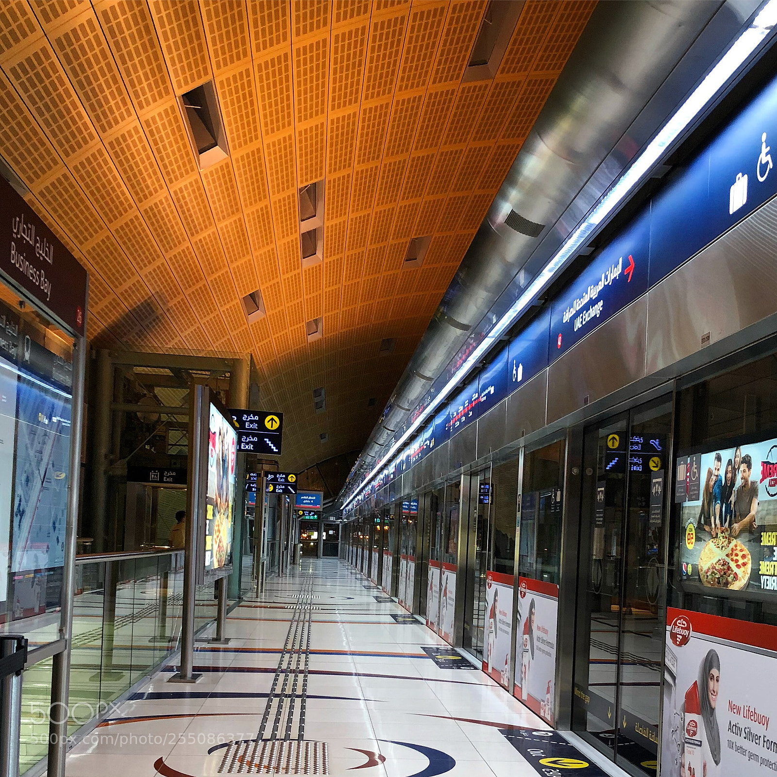 Apple iPhone 8 Plus sample photo. Dubai metro photography