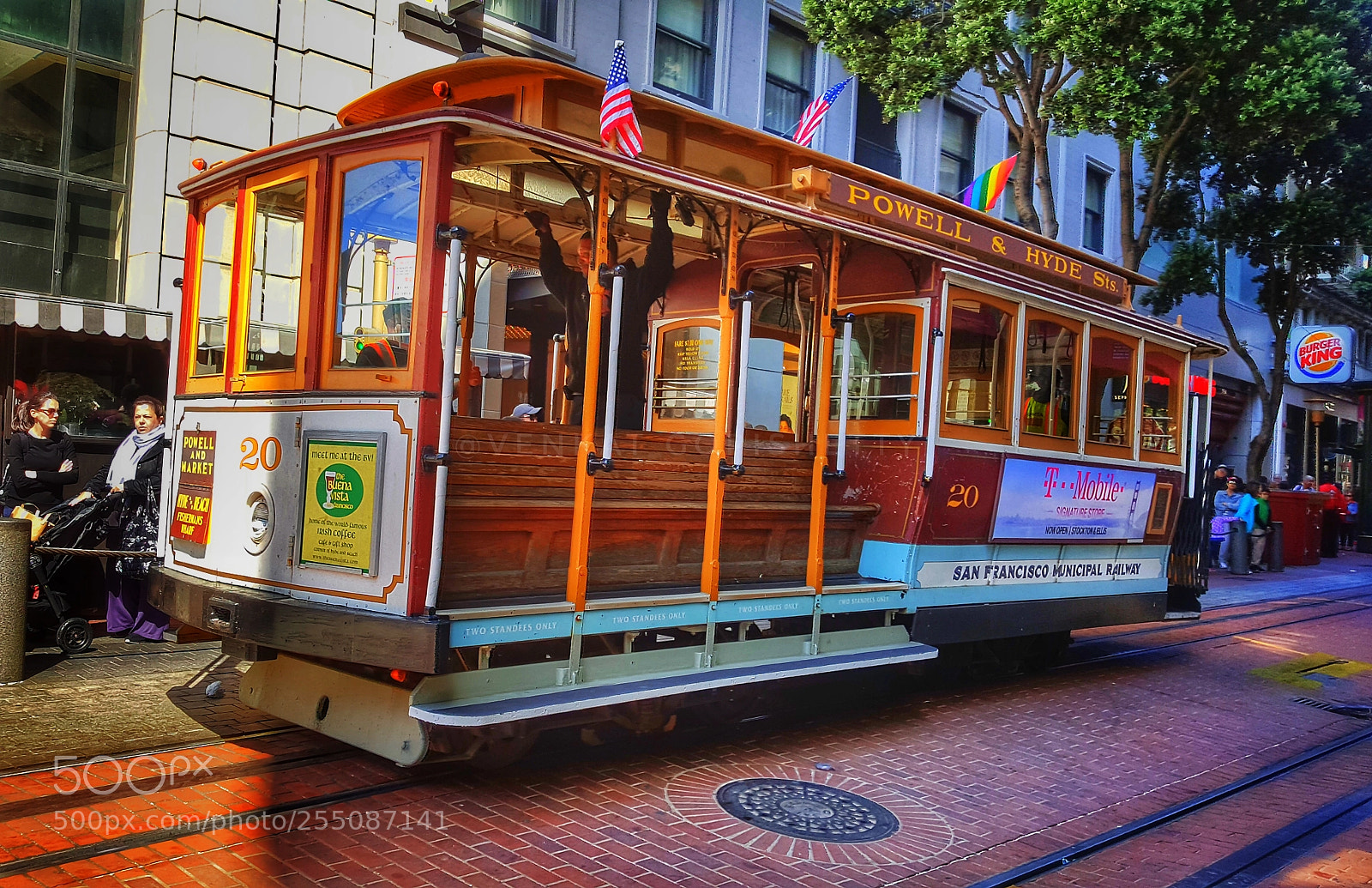 Samsung Galaxy S6 sample photo. San fransisco's historic cable photography