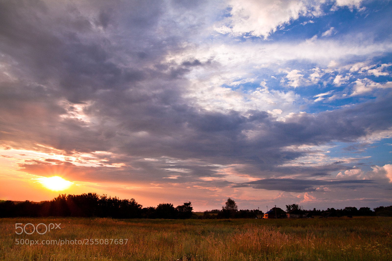 Canon EOS 50D sample photo. Countryside sunset photography