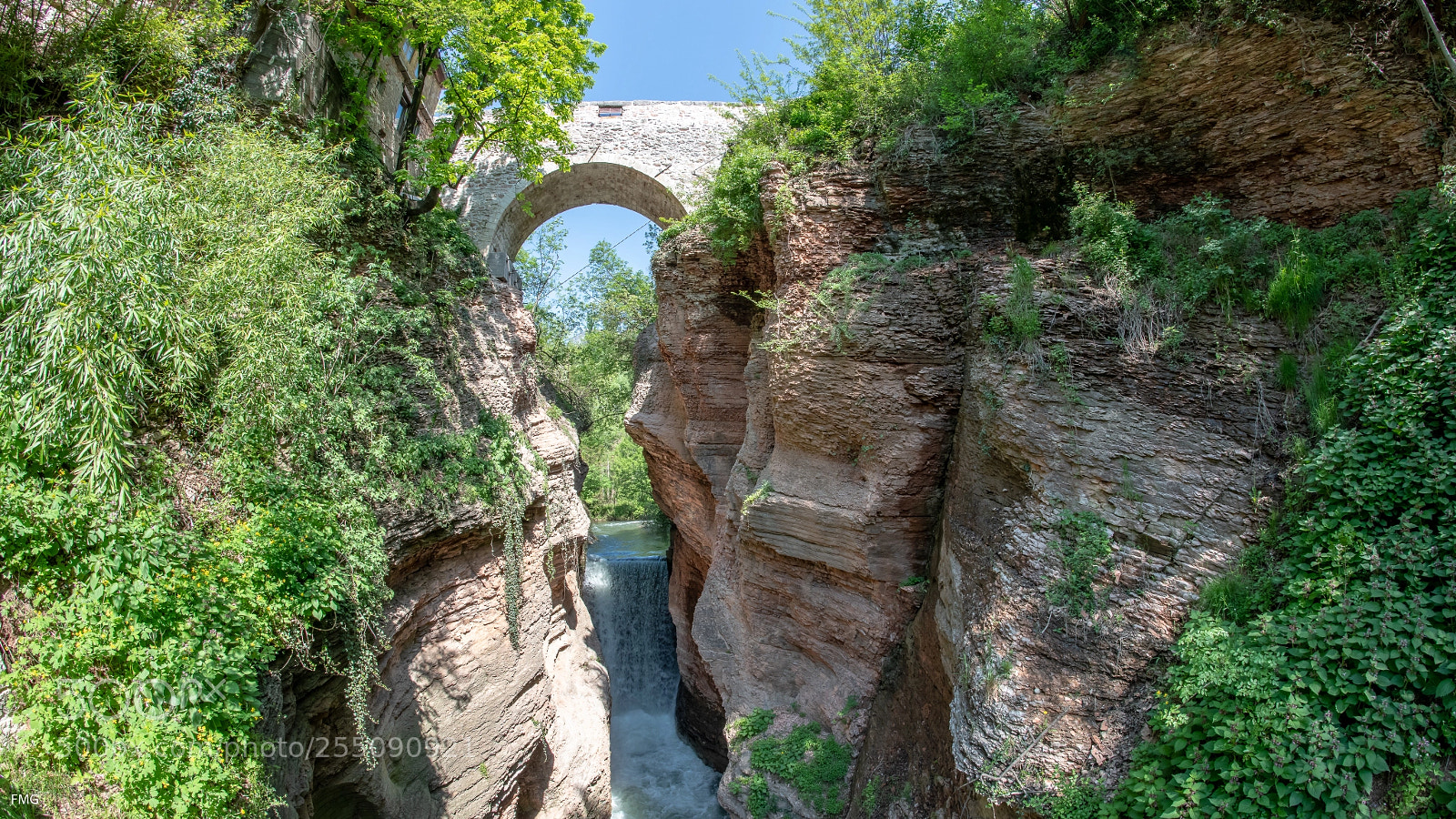 Nikon D850 sample photo. Orrido di ponte alto photography