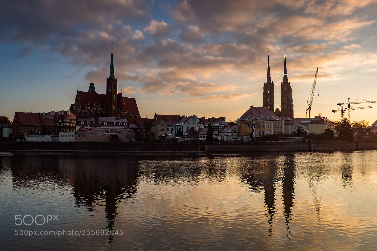 Olympus OM-D E-M10 II sample photo. Sunrise in wroc aw photography