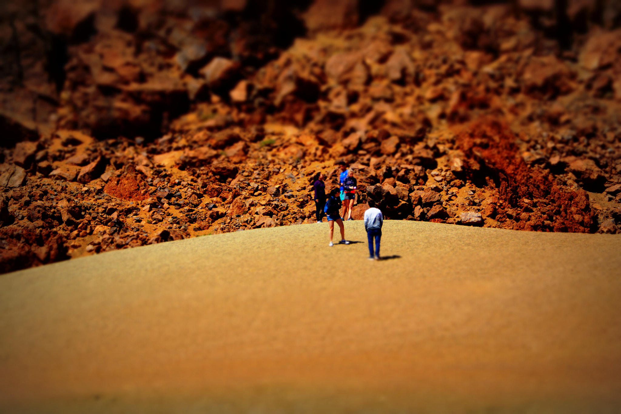 Sony SLT-A65 (SLT-A65V) sample photo. Tenerife (tilt-shift) photography