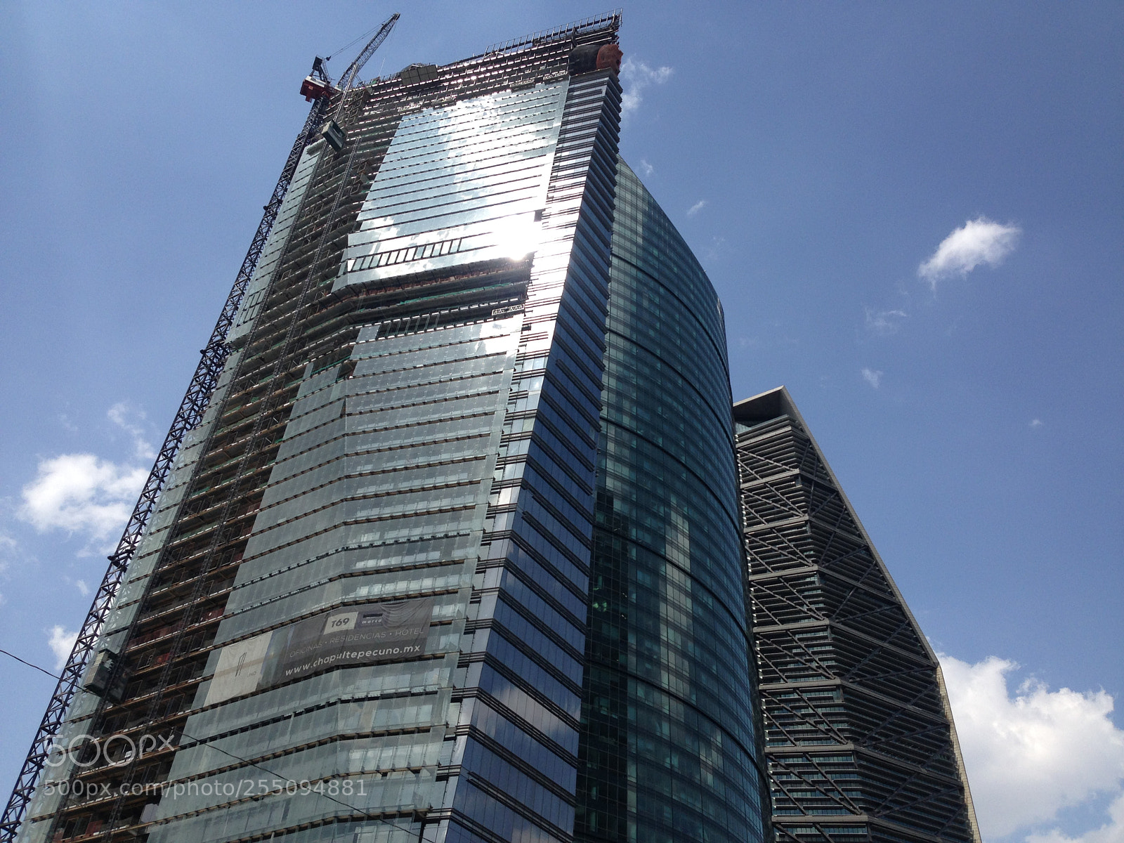 Apple iPhone 5c sample photo. New towers in paseo photography