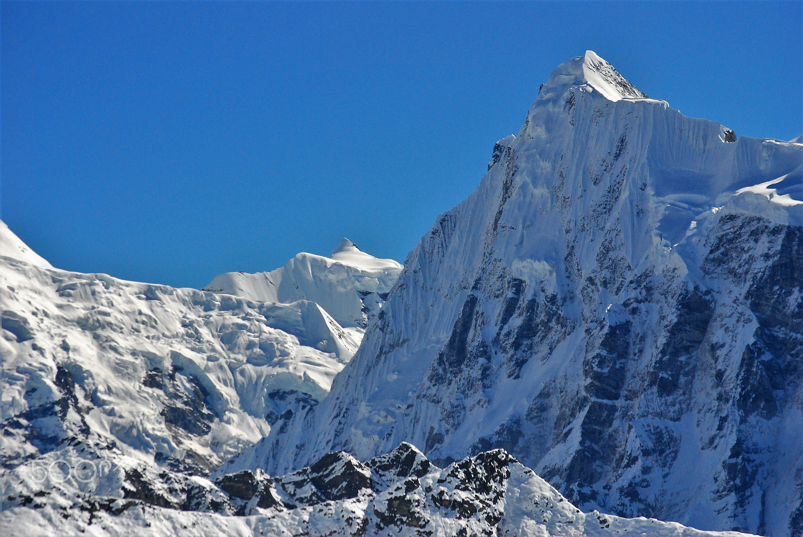 Nikon D80 sample photo. High over langtang photography
