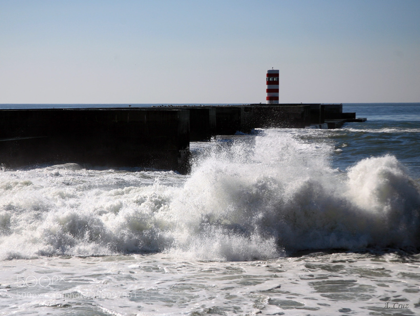 Canon EOS 5D sample photo. Farolim foz rio douro photography