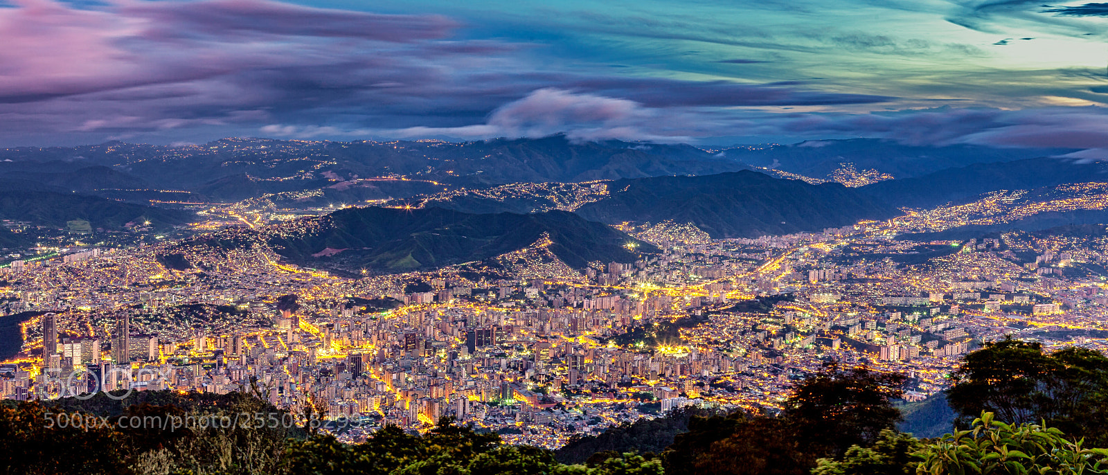 Canon EOS 5D Mark II sample photo. Sunset from el avila photography