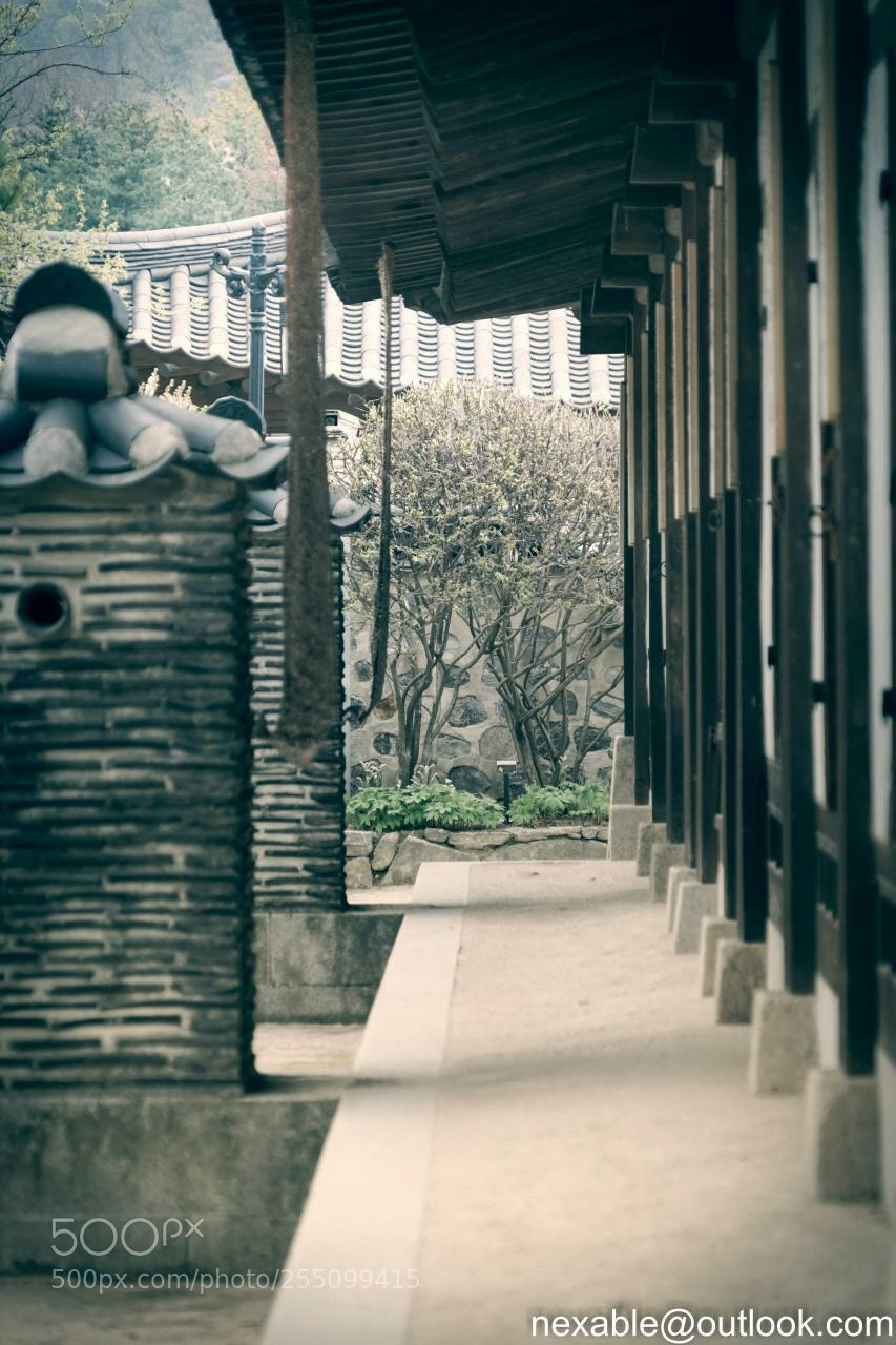Sony a7 II sample photo. Korea traditional house photography