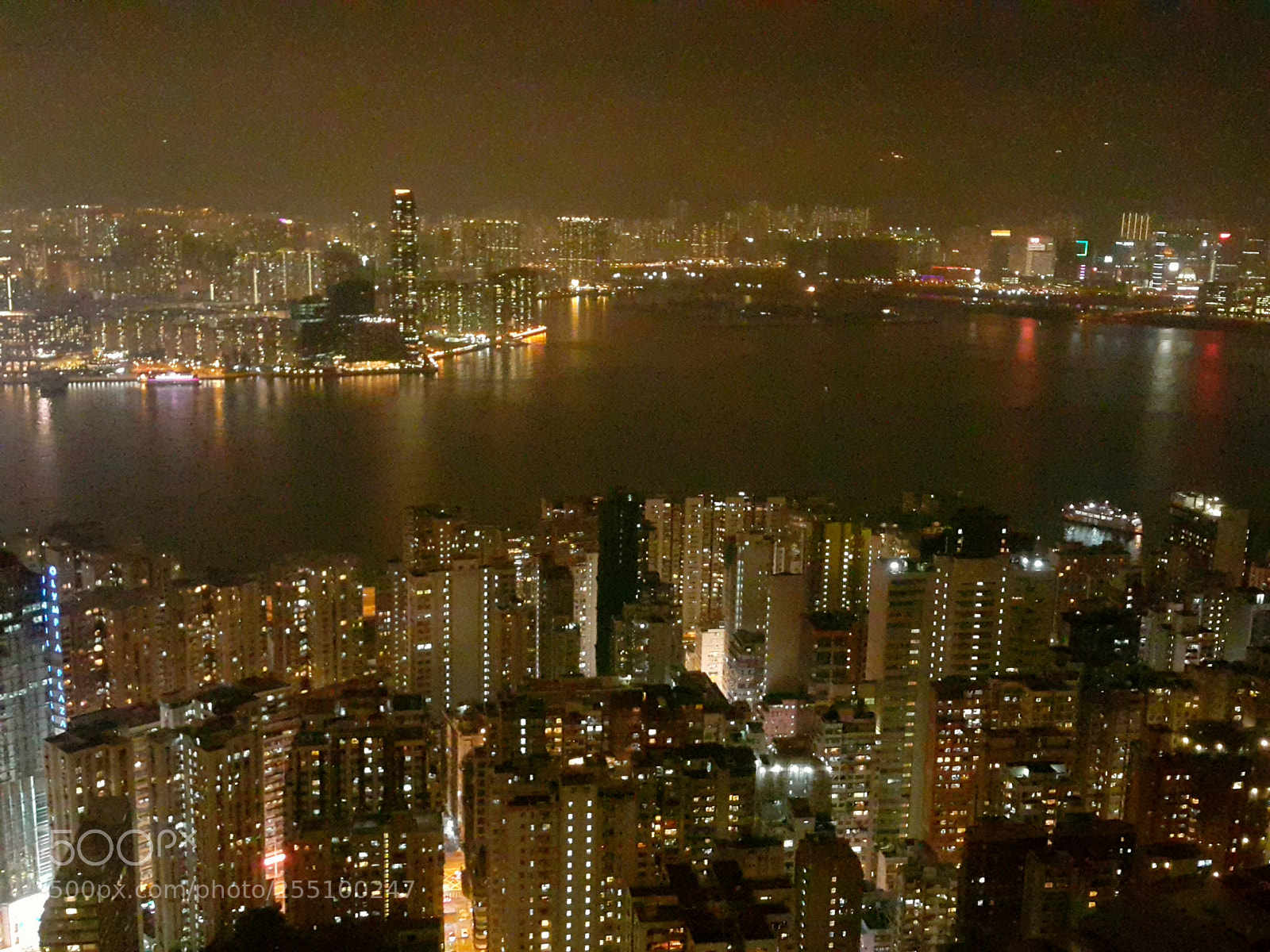 Samsung Galaxy Note4 sample photo. Night harbour view photography