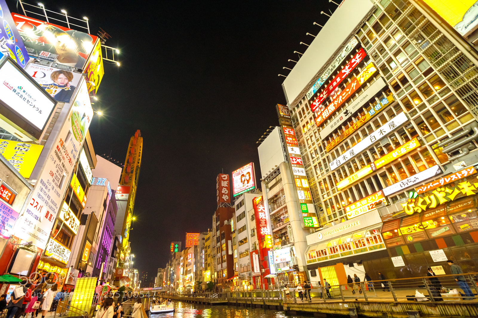 Canon EOS 5D Mark IV sample photo. Osaka dotonbori bridge photography