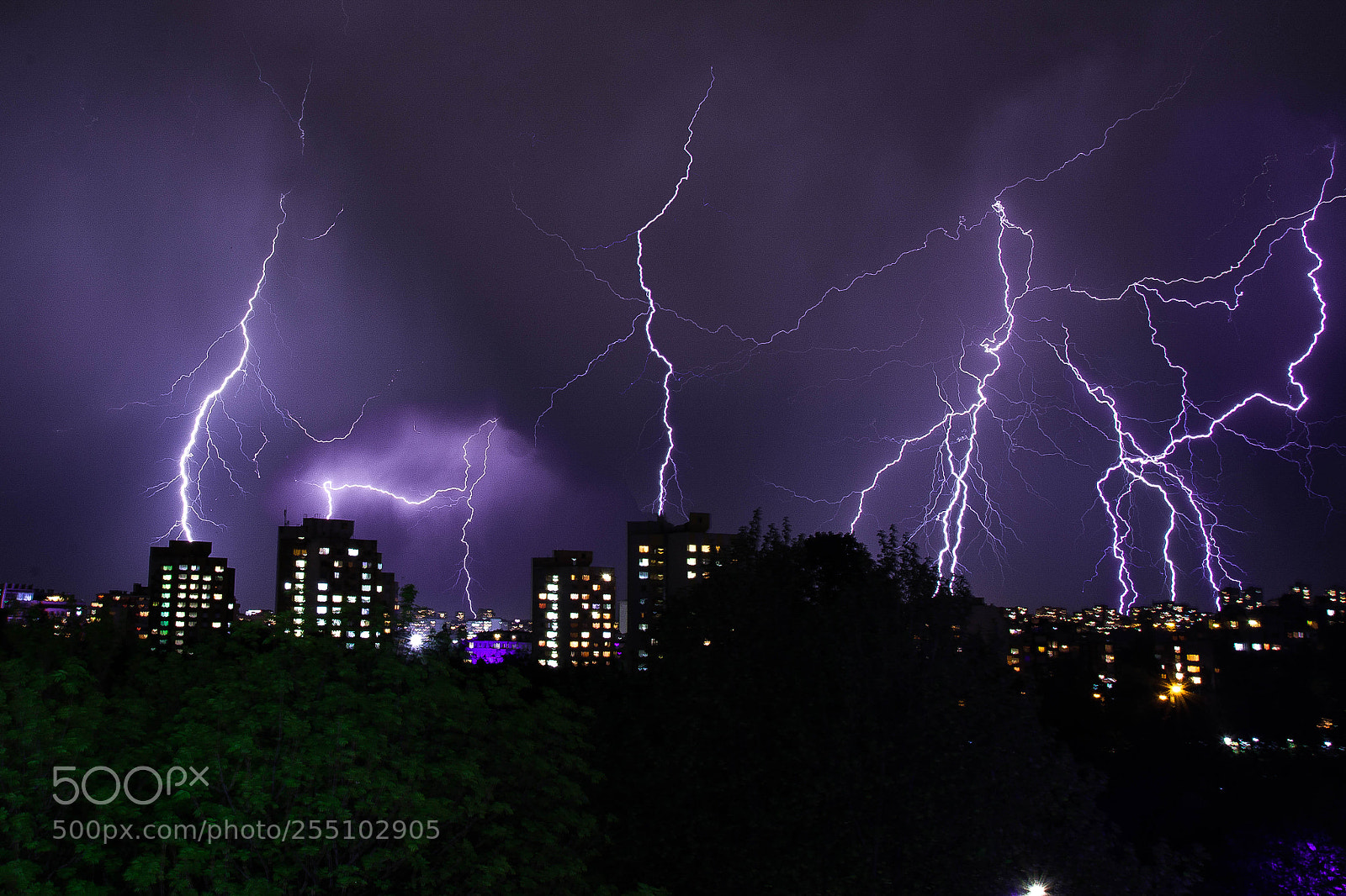 Nikon D7100 sample photo. Stormy night photography