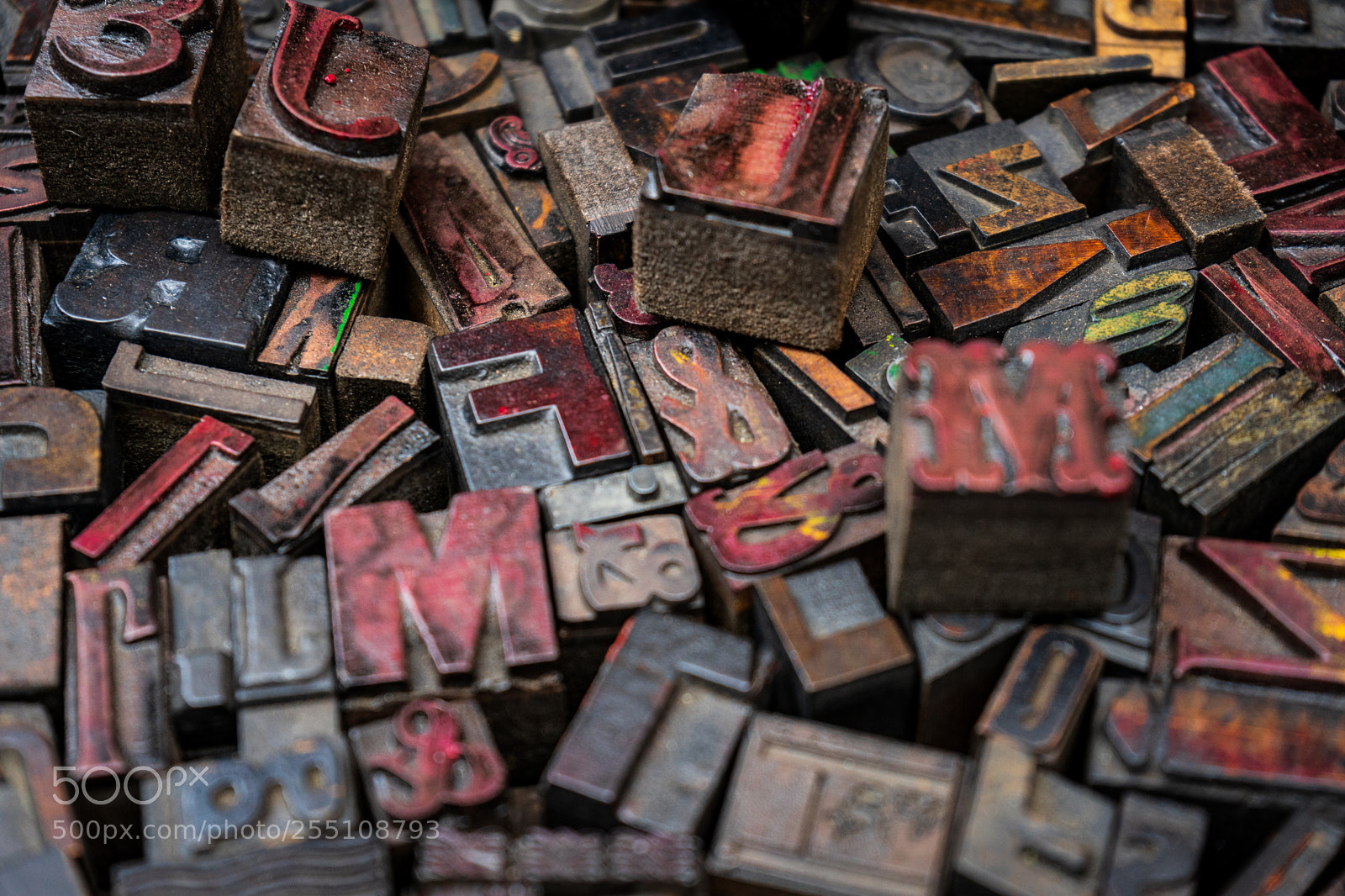 Sony a7 sample photo. Letter blocks photography