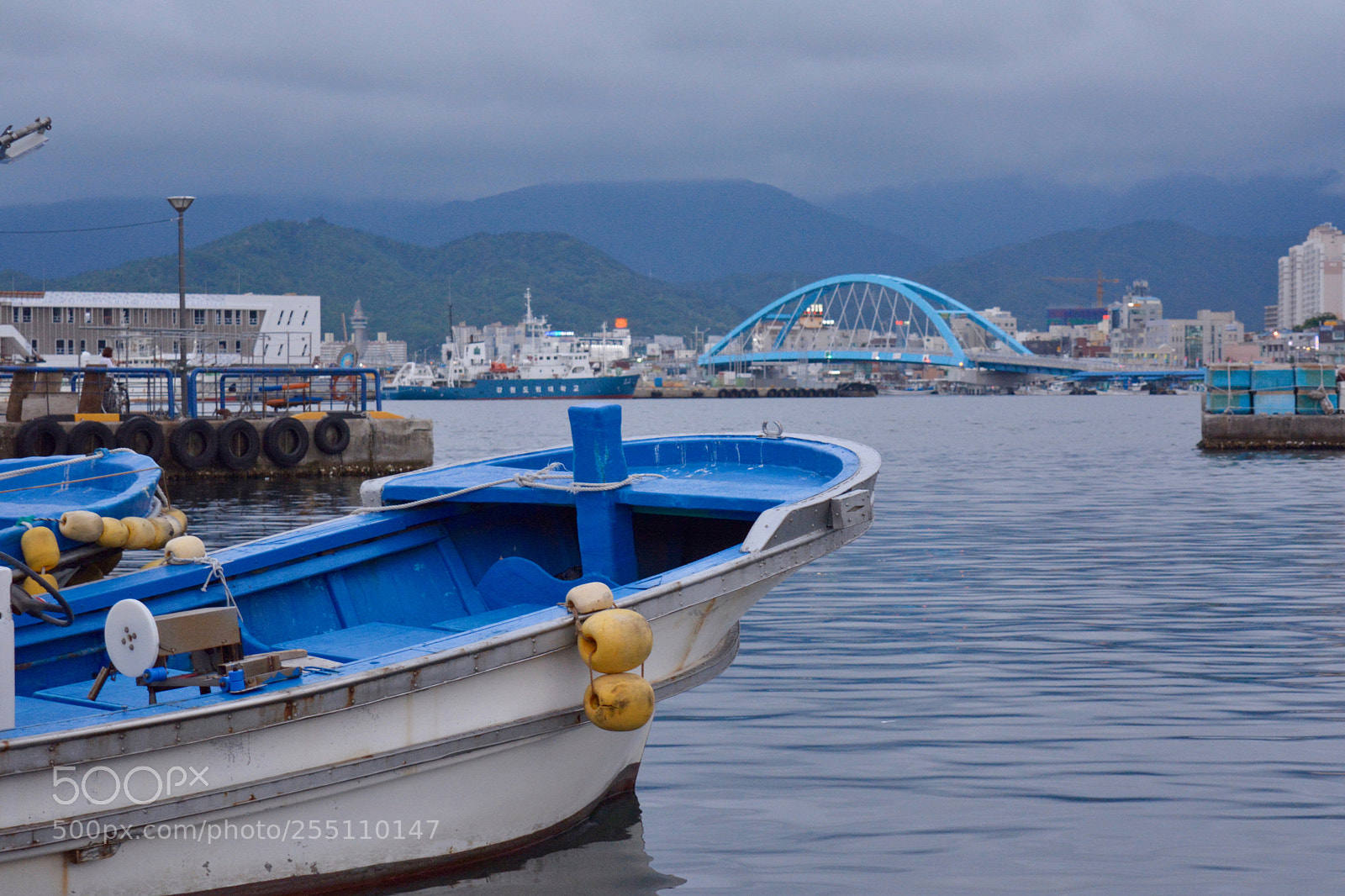 Nikon D5200 sample photo. Sokcho city port photography