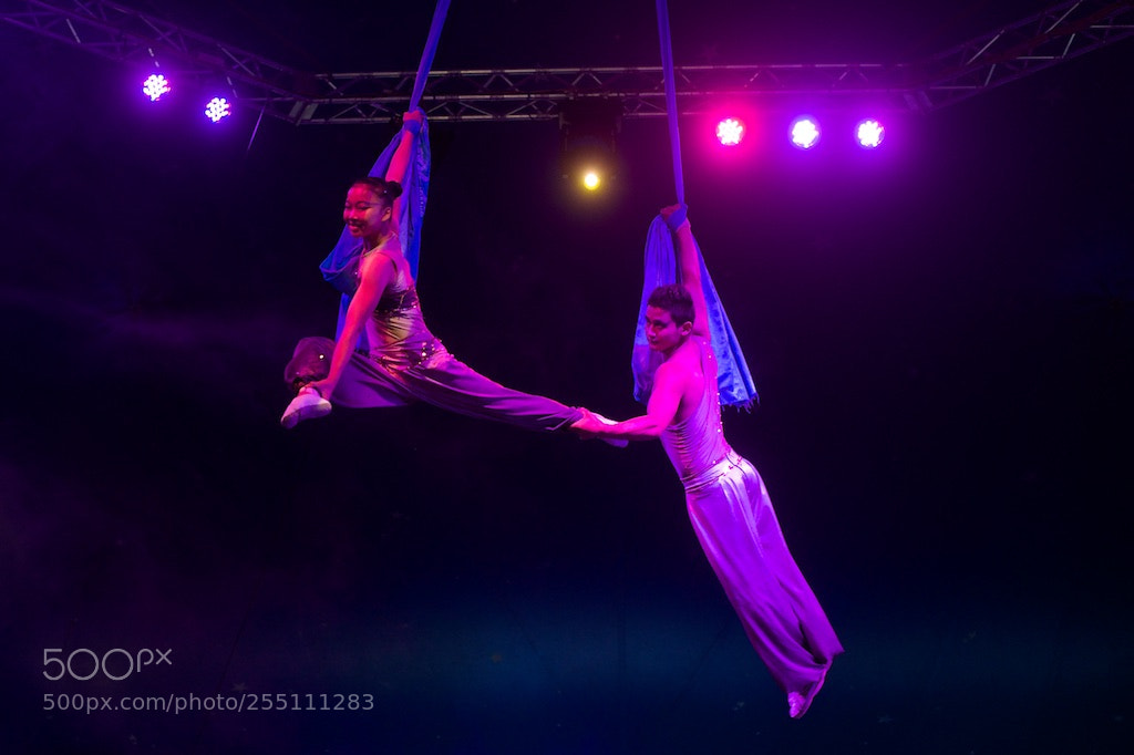 Nikon D600 sample photo. Circus acrobats photography