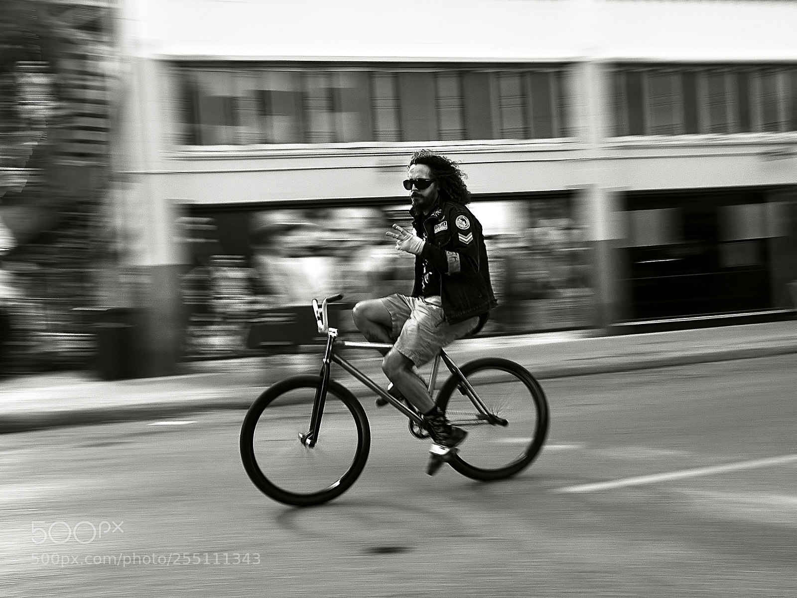 Nikon D90 sample photo. Bicyclist photography