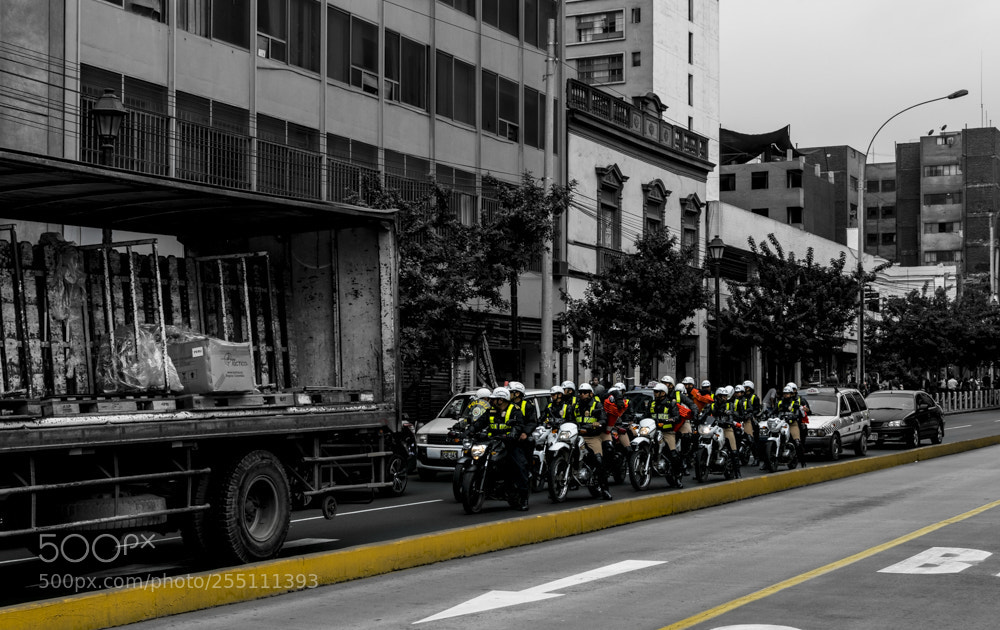 Nikon D5300 sample photo. Police motorcycle photography