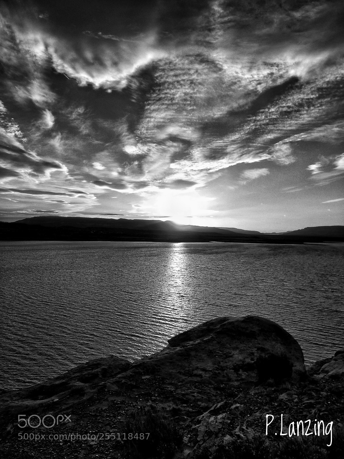 Samsung Galaxy S8+ sample photo. Sunset, lake abiquiu, new photography