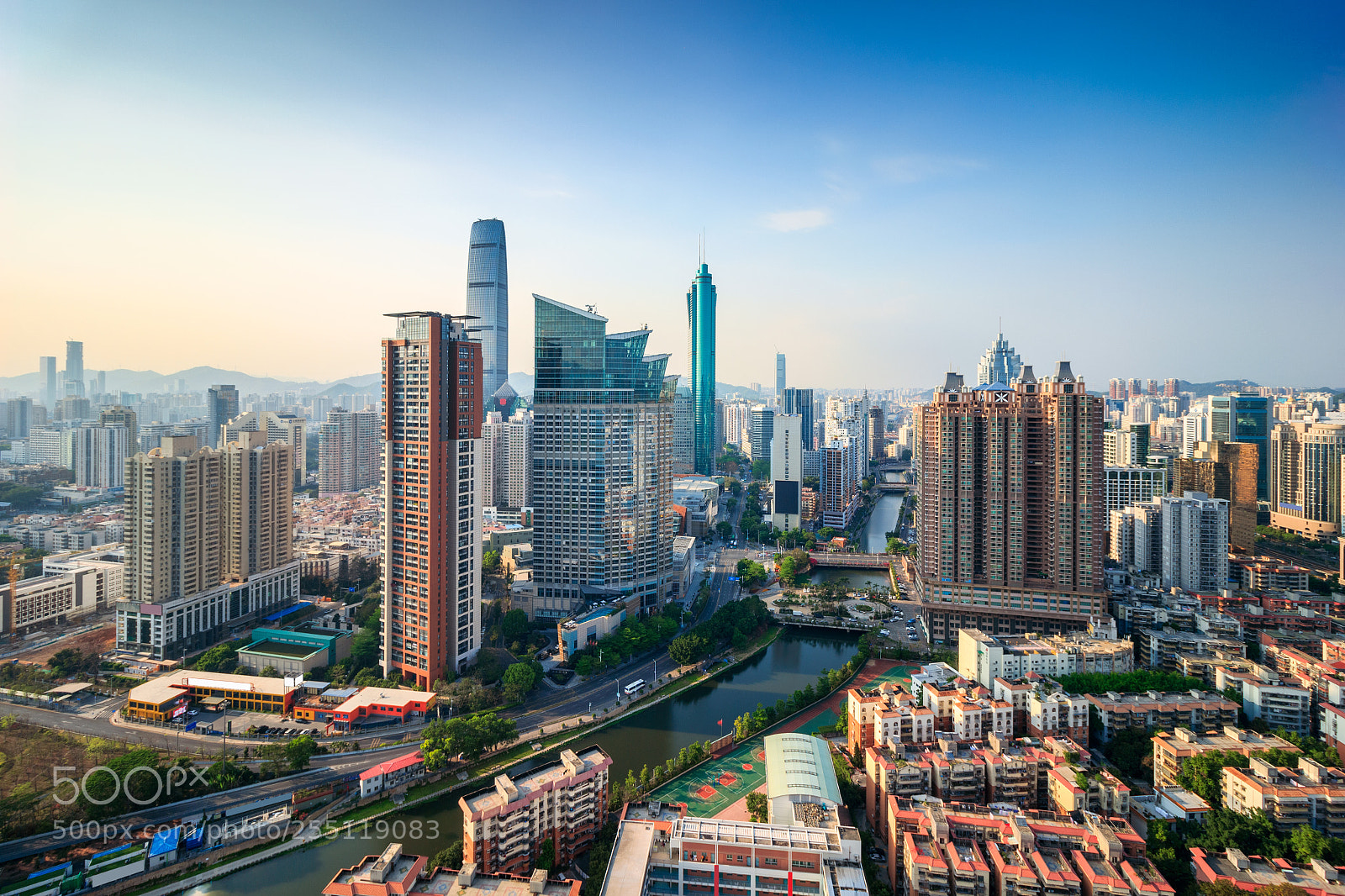 Canon EOS 600D (Rebel EOS T3i / EOS Kiss X5) sample photo. Shenzhen skyline panorama photography