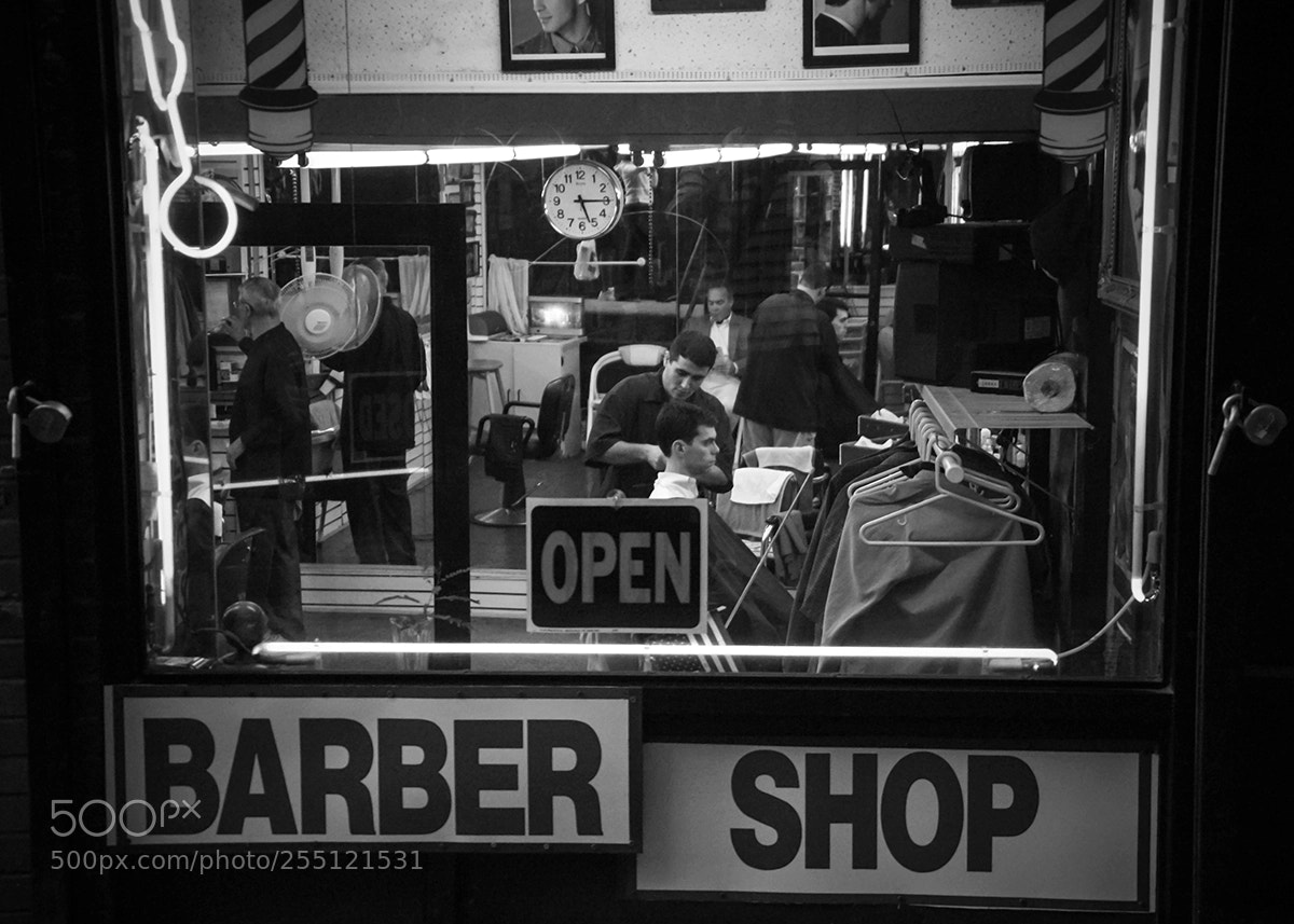 Fujifilm FinePix S3 Pro sample photo. Barbershop web photography