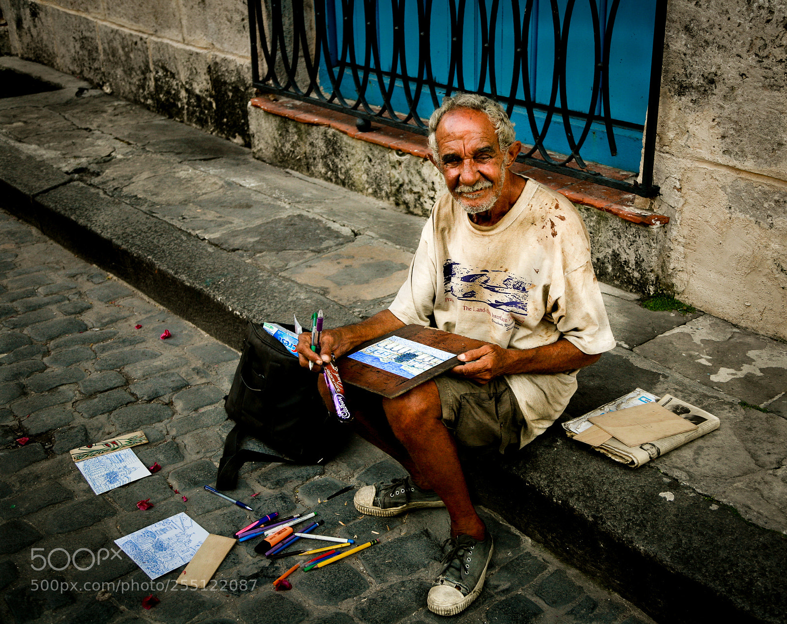 Canon EOS 5D sample photo. Artist, cuba photography