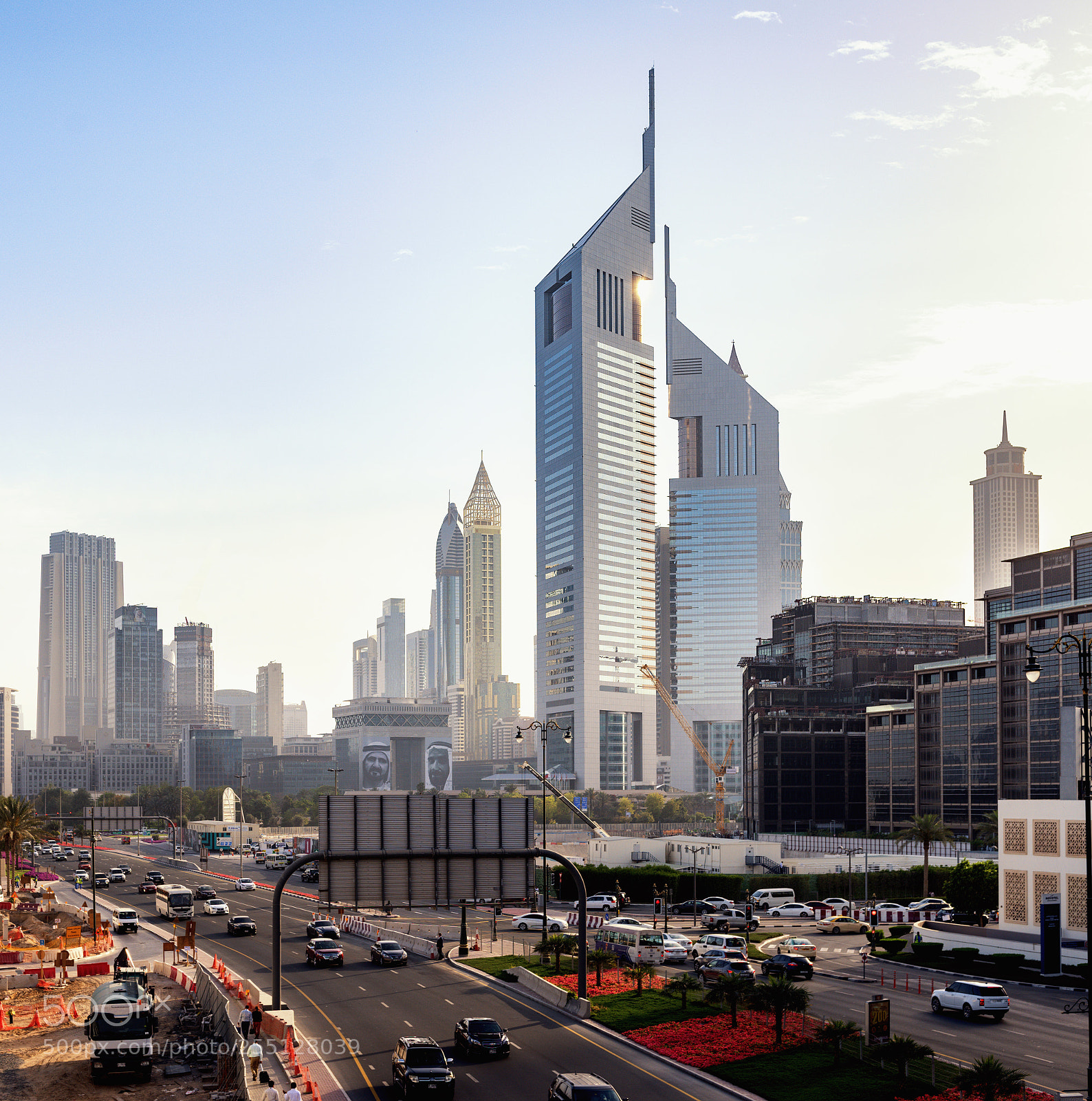 Nikon D810 sample photo. Dubai cityscape. financial centre photography