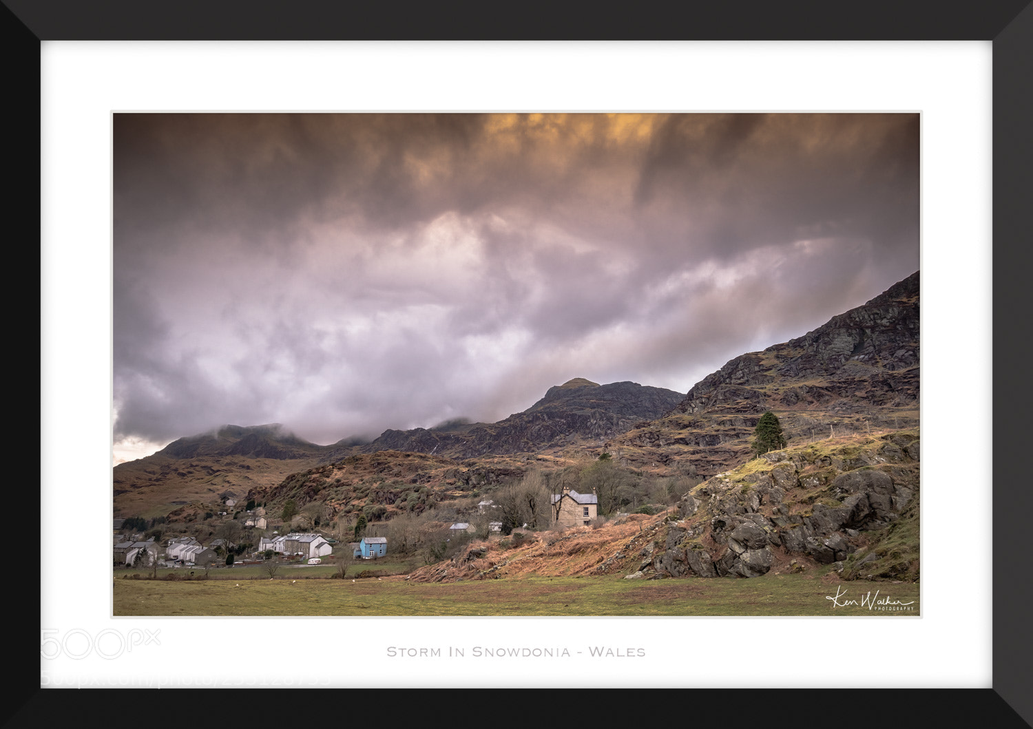 Fujifilm X-T2 sample photo. Storm in snowdonia photography