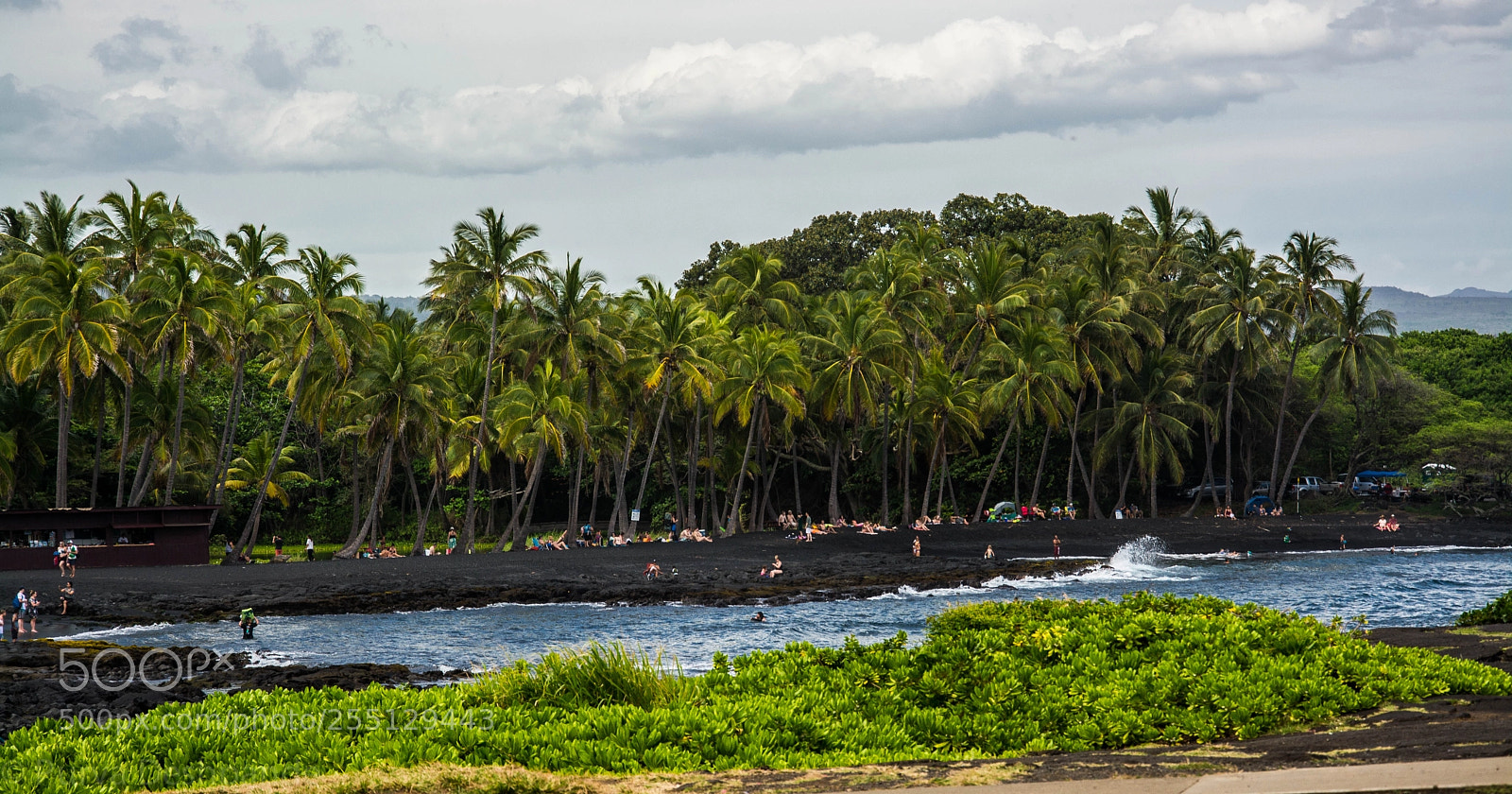 Nikon D5200 sample photo. Black sand beach, hawaii photography